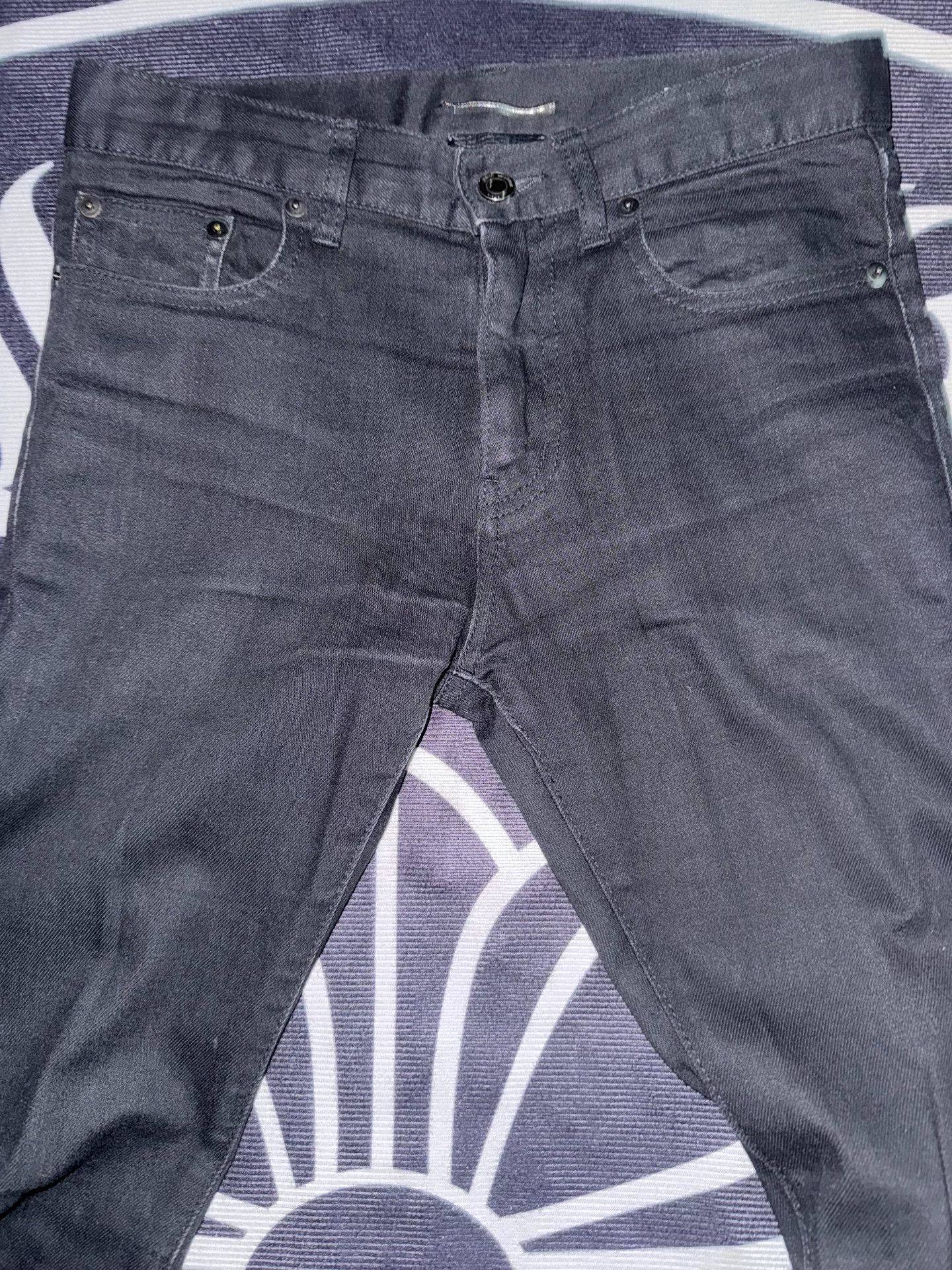 Hedi Slimane Saint Laurent 13FWD02 Jeans Size US 27 - 2 Thumbnail