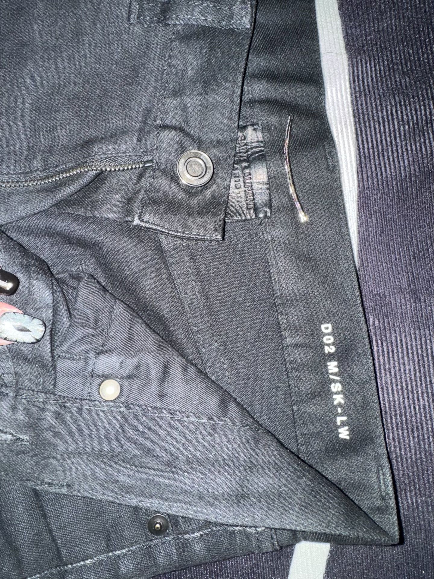 Hedi Slimane Saint Laurent 13FWD02 Jeans Size US 27 - 3 Thumbnail