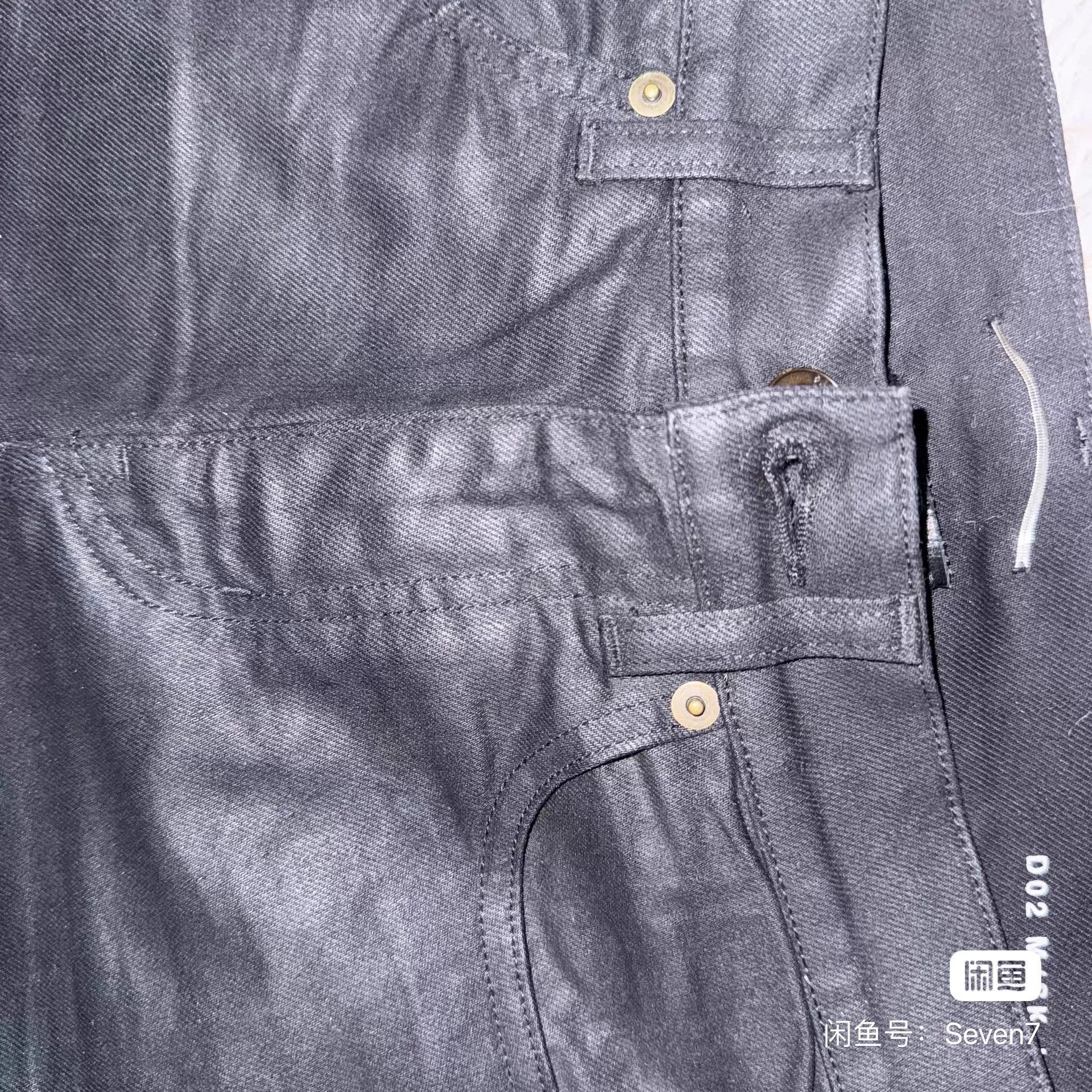 Saint Laurent Paris Saint Laurent SLP SS16 Black Wax Jeans Size US 28 / EU 44 - 3 Thumbnail