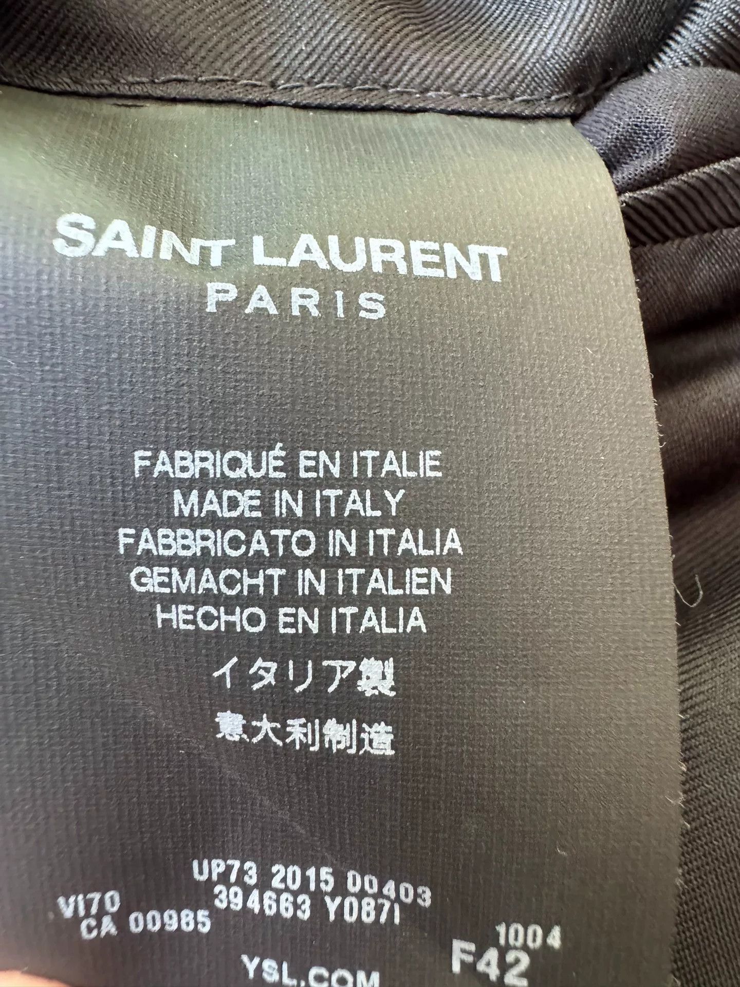 Saint Laurent Paris Saint Laurent SLP Houndstooth Blazer Size US XS / EU 42 / 0 - 4 Thumbnail