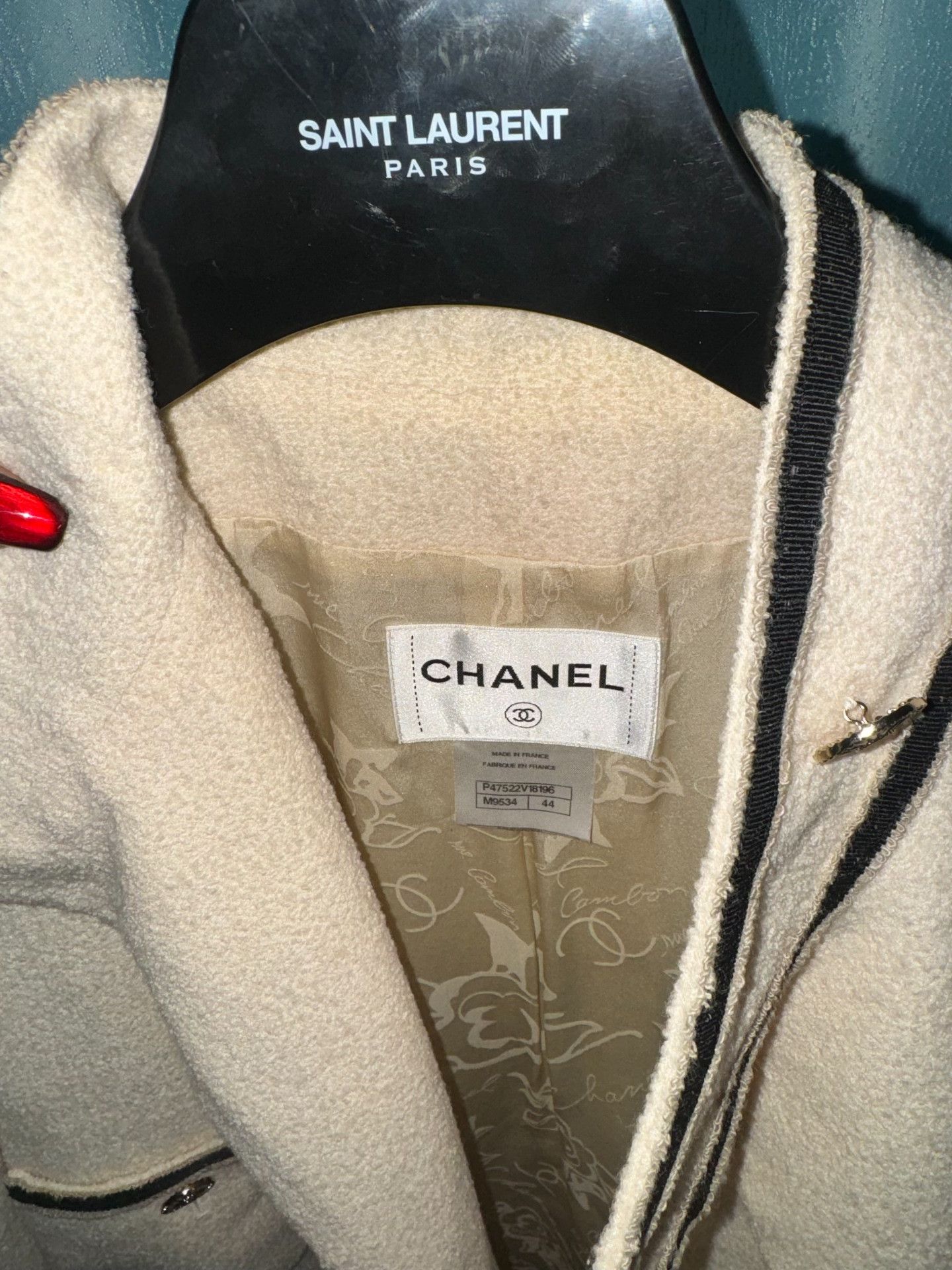Chanel Chanel Resort Cream Stand Collar Long Trench Size M / US 6-8 / IT 42-44 - 4 Thumbnail
