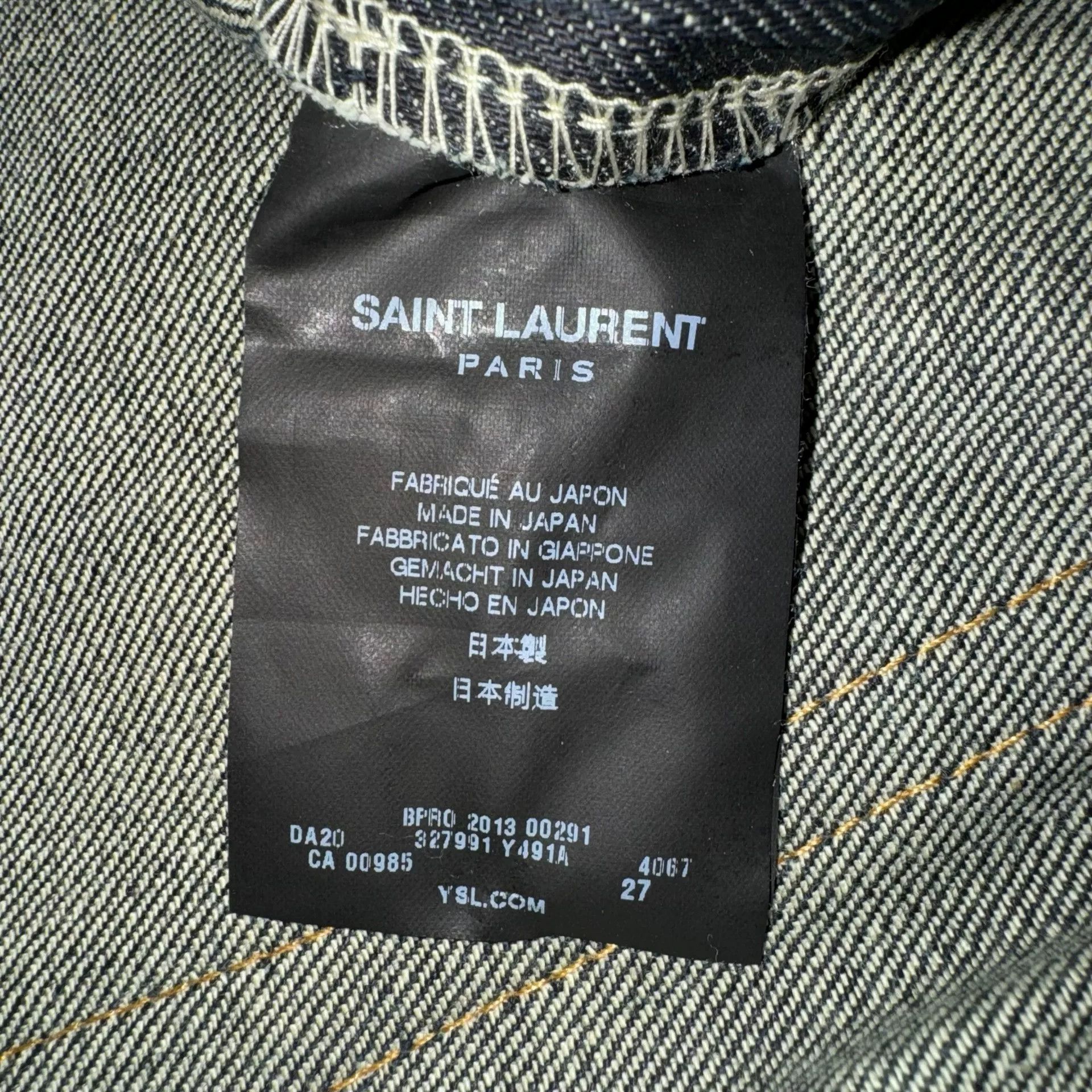 Saint Laurent Paris Saint Laurent 13FW D02 Jeans Size US 27 - 6 Thumbnail