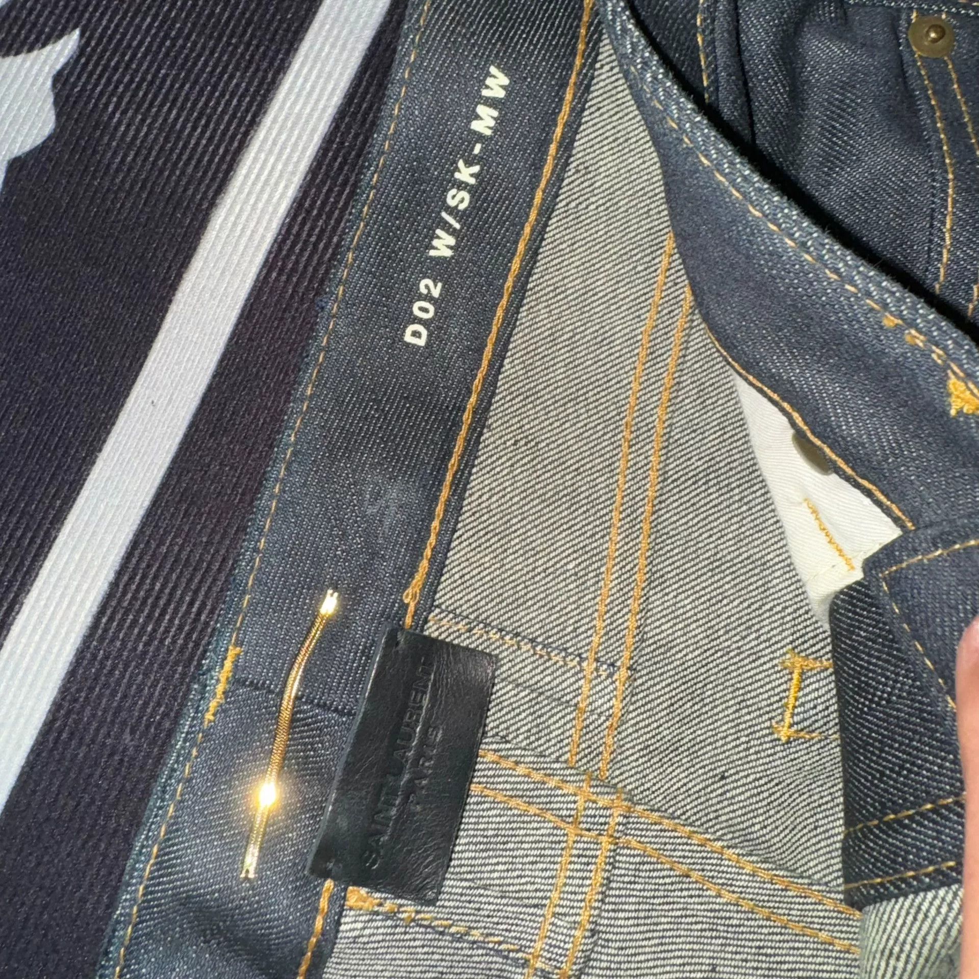 Saint Laurent Paris Saint Laurent 13FW D02 Jeans Size US 27 - 2 Thumbnail
