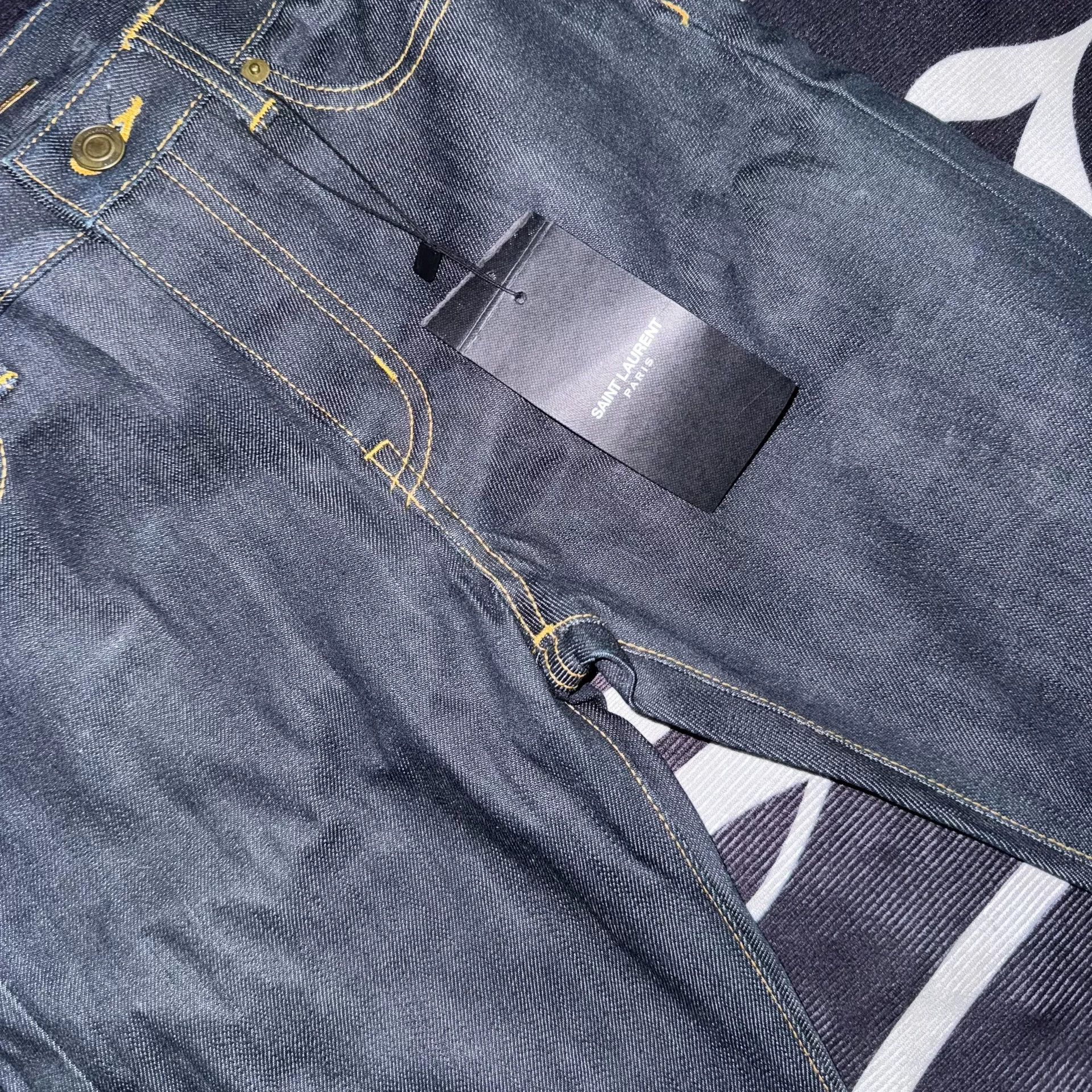 Saint Laurent Paris Saint Laurent 13FW D02 Jeans Size US 27 - 3 Thumbnail