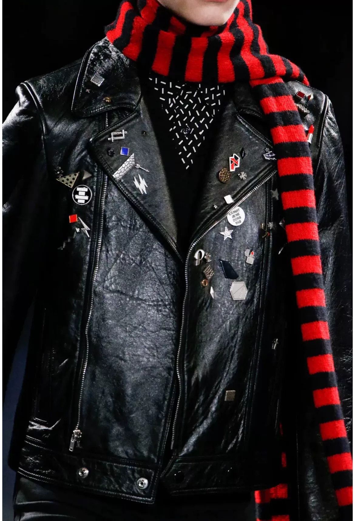 Saint Laurent Paris Saint Laurent SLP Runway Sheepskin Leather Jacket Size US S / EU 44-46 / 1 - 6 Thumbnail