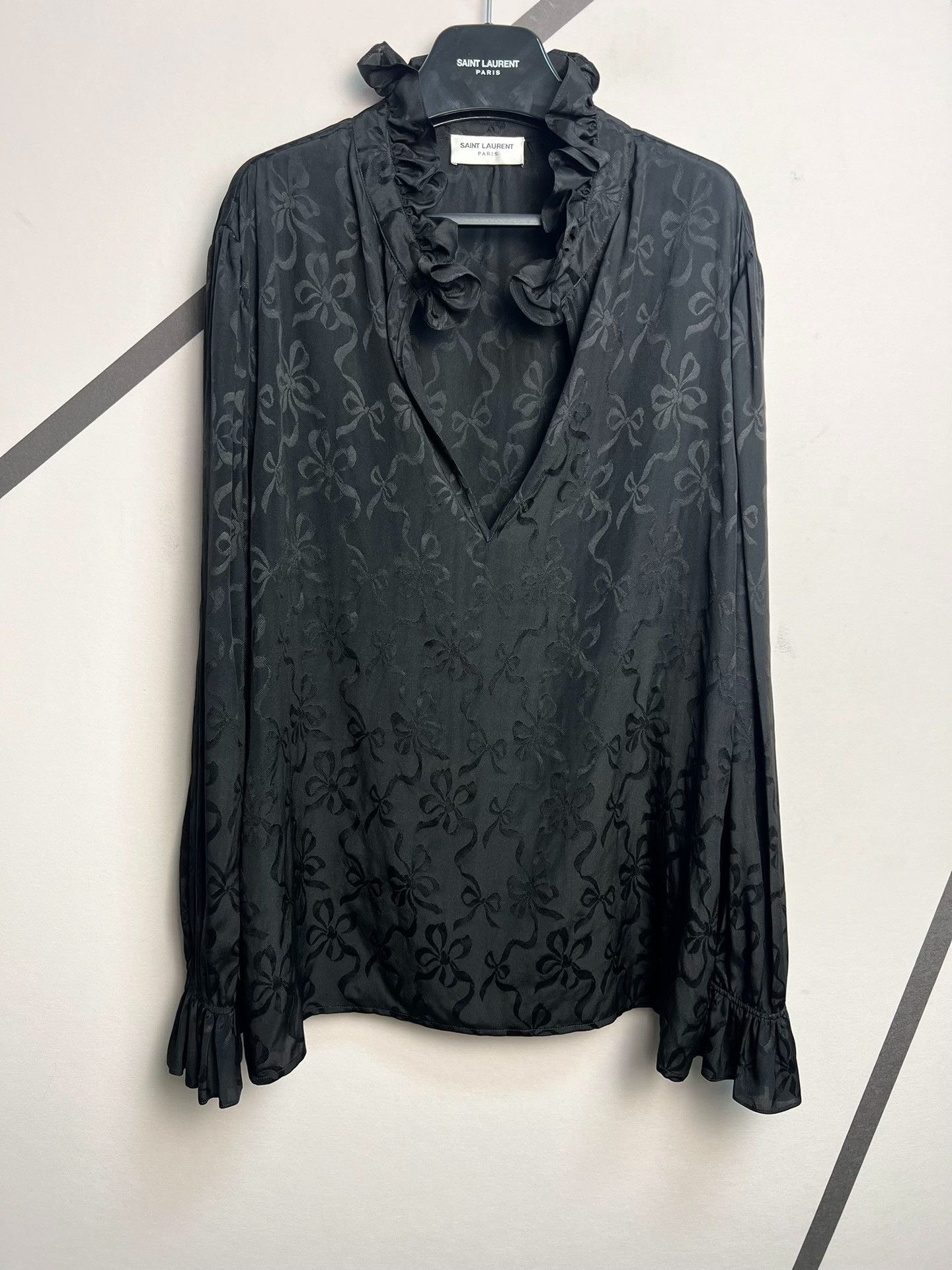 Saint Laurent Paris Saint Laurent SS22 Runway Floral Silk Shirt Size S / US 4 / IT 40 - 2 Thumbnail