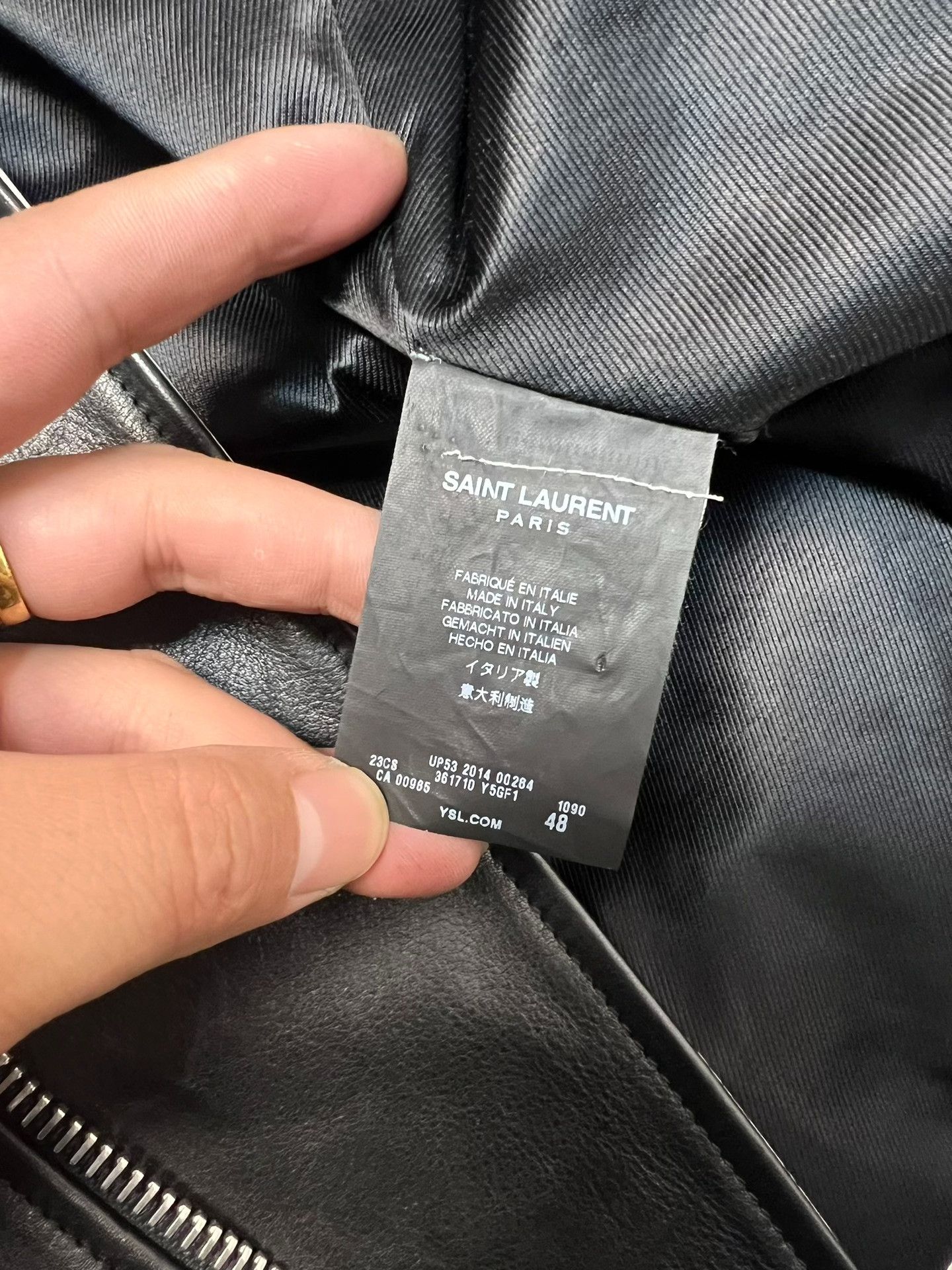 Saint Laurent Paris Saint Laurent Runway Leather Biker Jacket Size US M / EU 48-50 / 2 - 5 Thumbnail