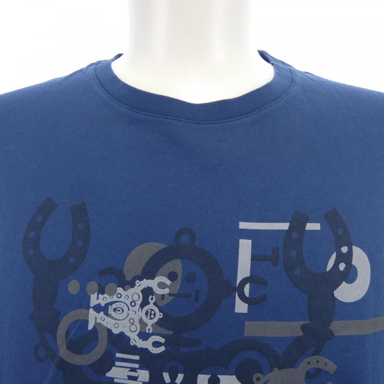 Hermes Hermes Hermes XL Cotton T Shirt Textile T-Shirts DUTY FREE for USA Size ONE SIZE - 5 Thumbnail