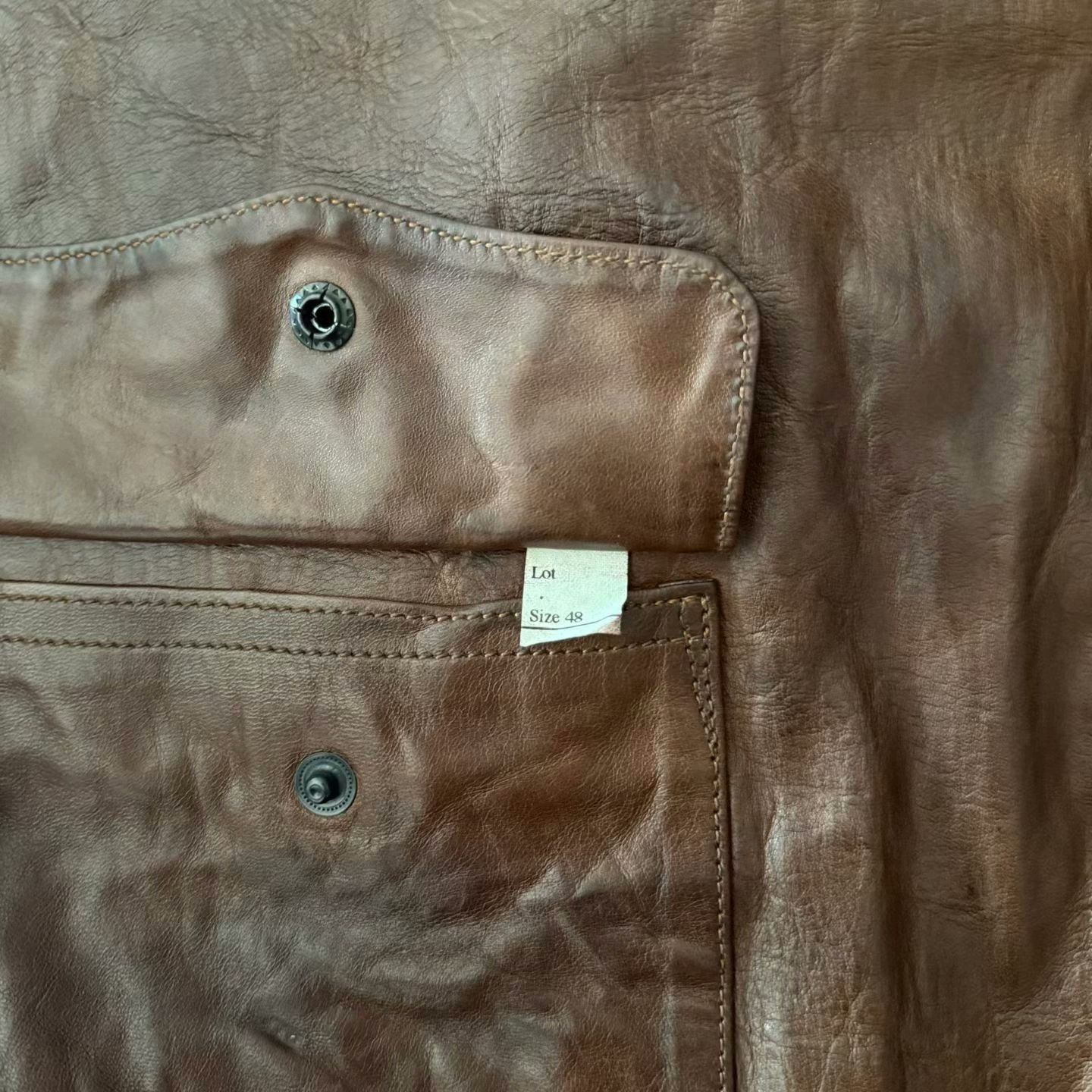Eastman Leather Clothing Eastman Vegan Horsehide A2 Flight Jacket Size US M / EU 48-50 / 2 - 9 Thumbnail