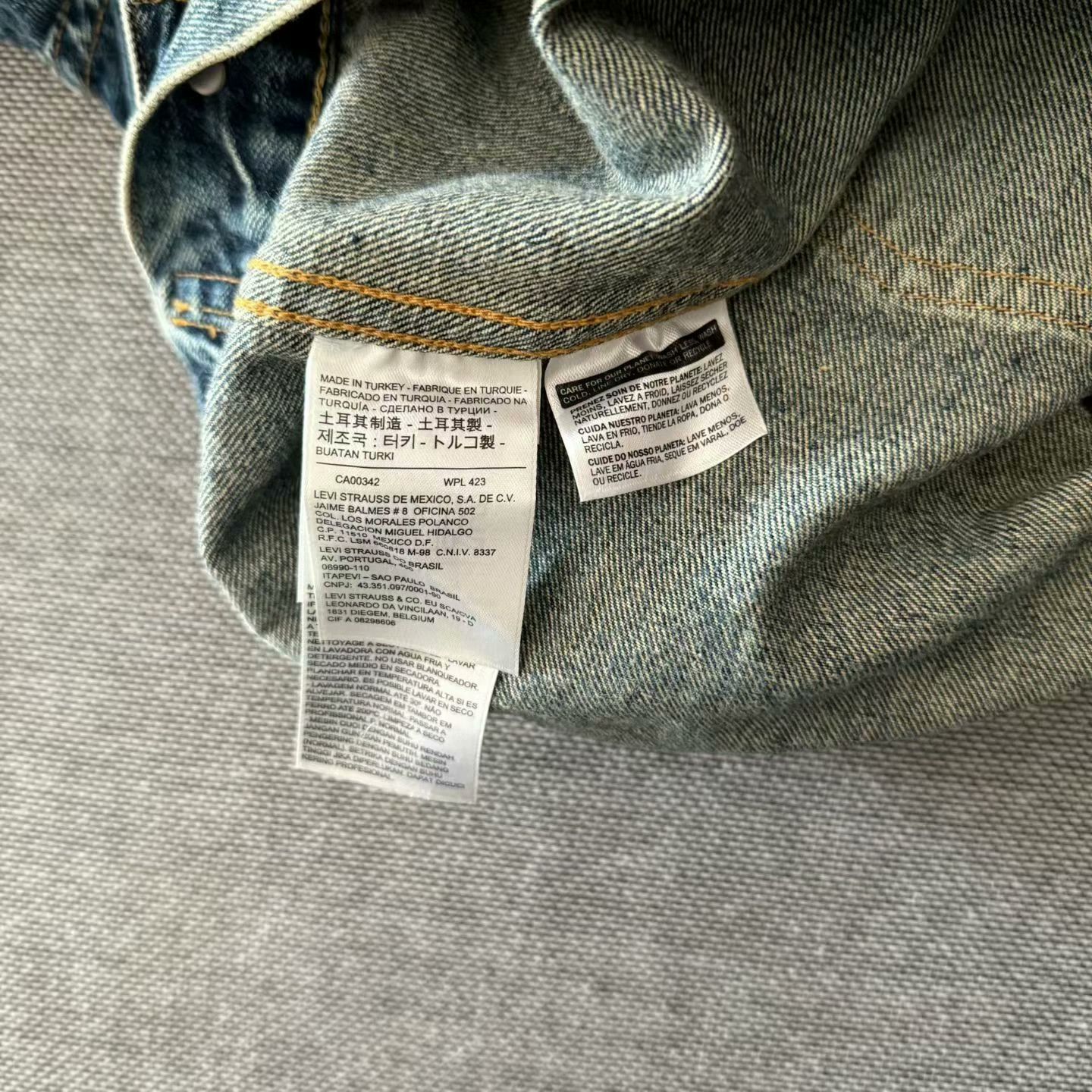 LVC Levi's LVC 507XX Washed Denim Jacket Size US M / EU 48-50 / 2 - 9 Thumbnail