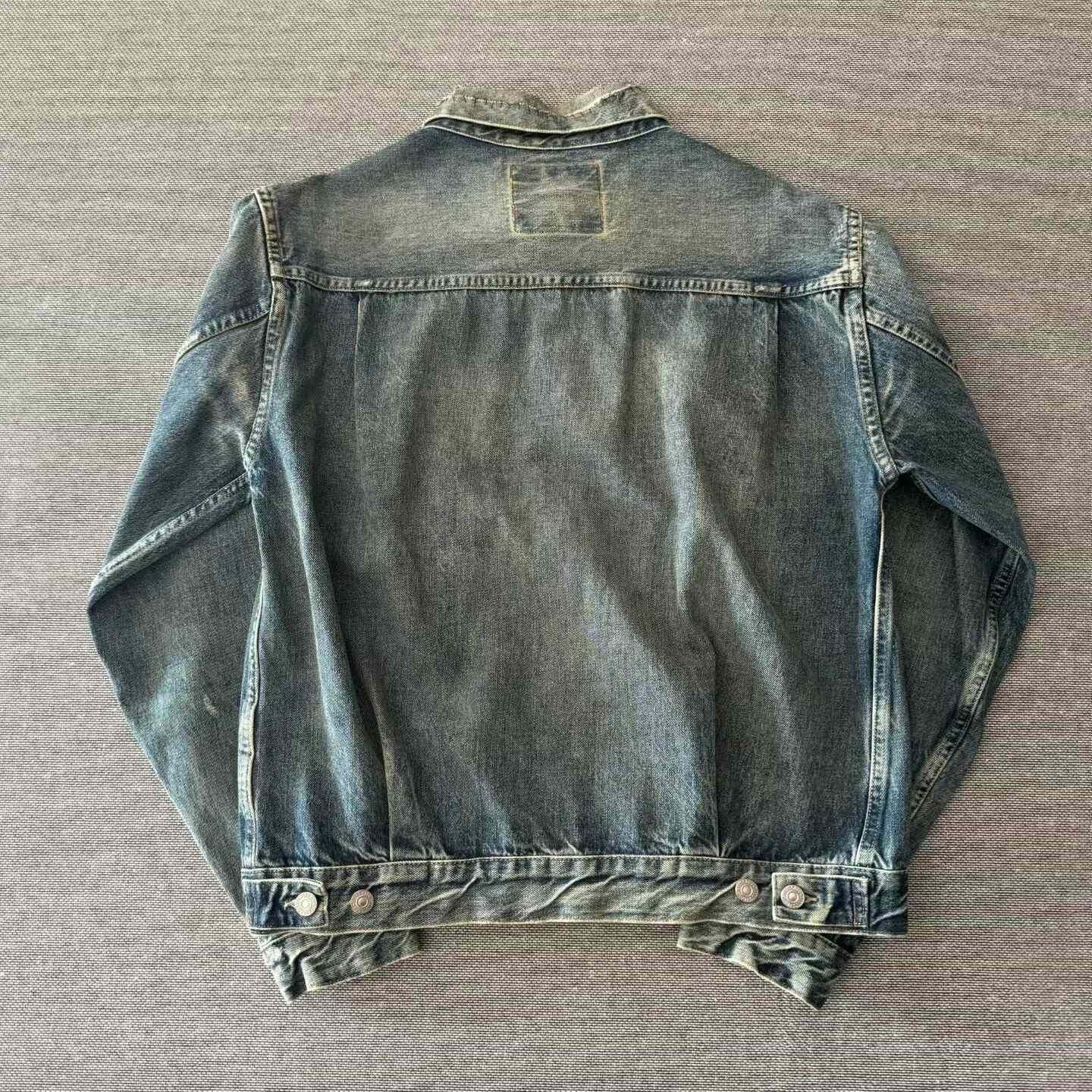 LVC Levi's LVC 507XX Washed Denim Jacket Size US M / EU 48-50 / 2 - 2 Thumbnail