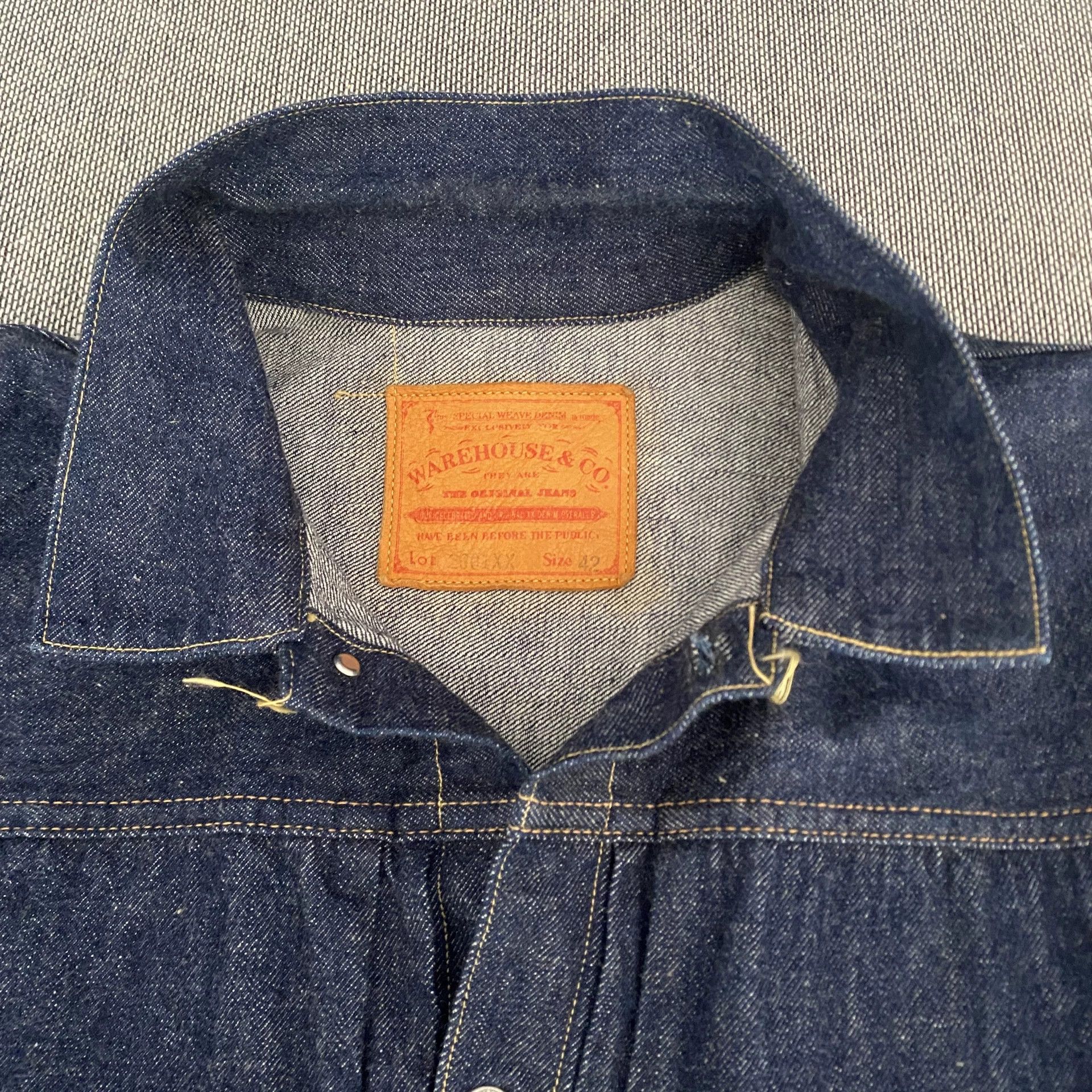 Warehouse & Co. Warehouse 2001xx Natural Dye Denim Jacket Size US XS / EU 42 / 0 - 3 Thumbnail