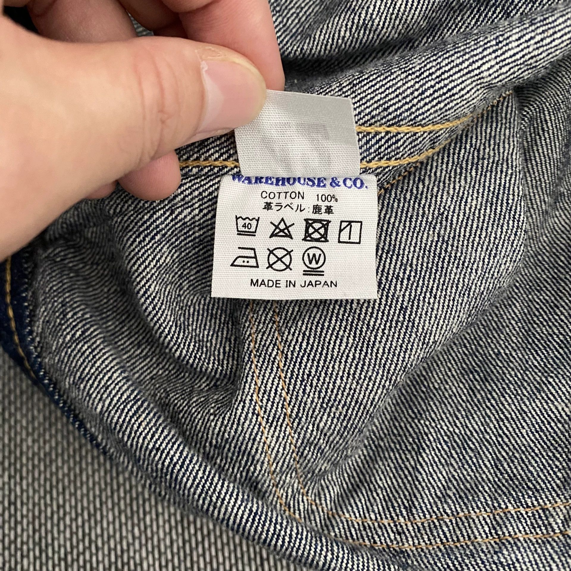 Warehouse & Co. Warehouse 2001xx Natural Dye Denim Jacket Size US XS / EU 42 / 0 - 9 Thumbnail