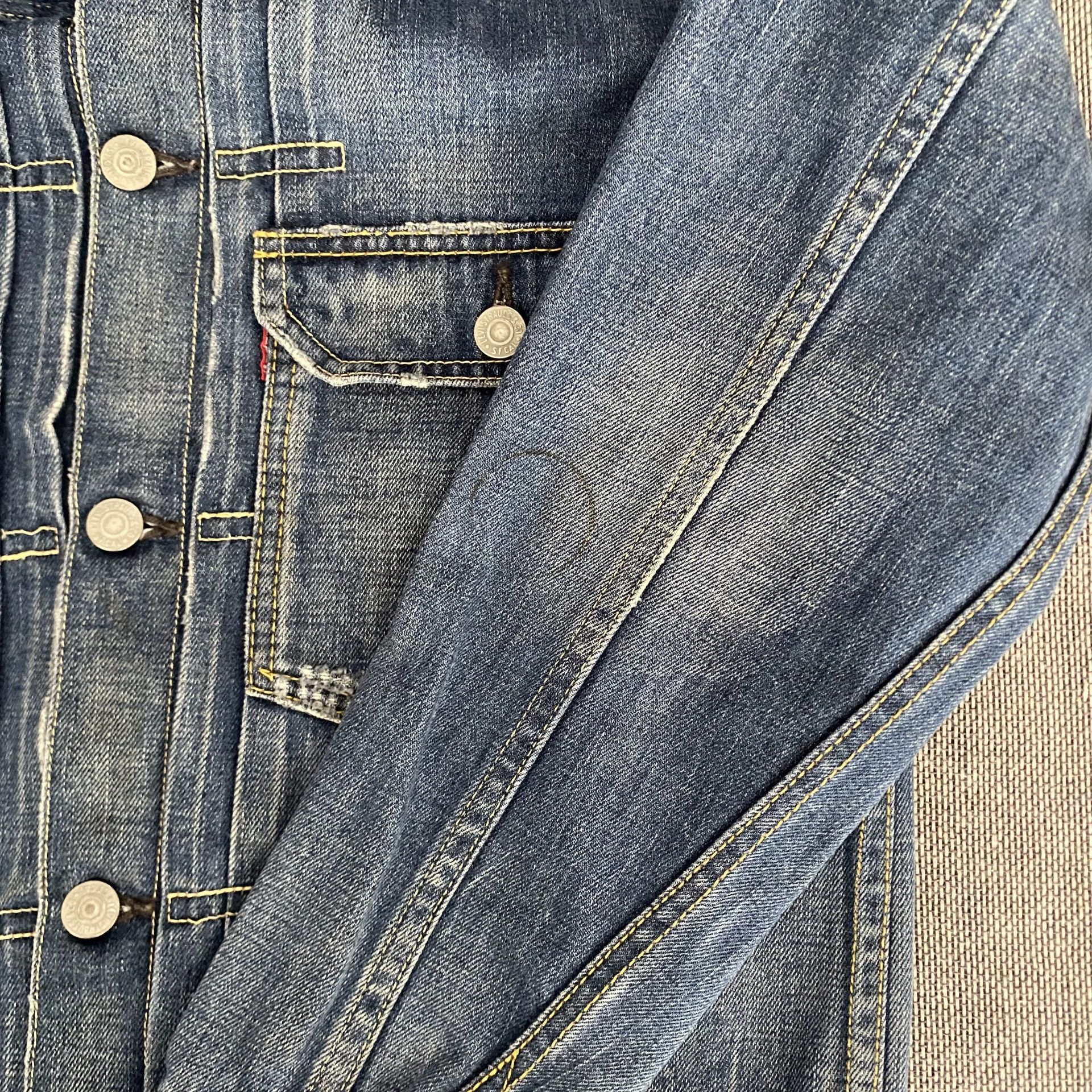 Levi's Vintage Clothing Levi's LVC506 Denim Jacket Size US XXS / EU 40 - 4 Thumbnail