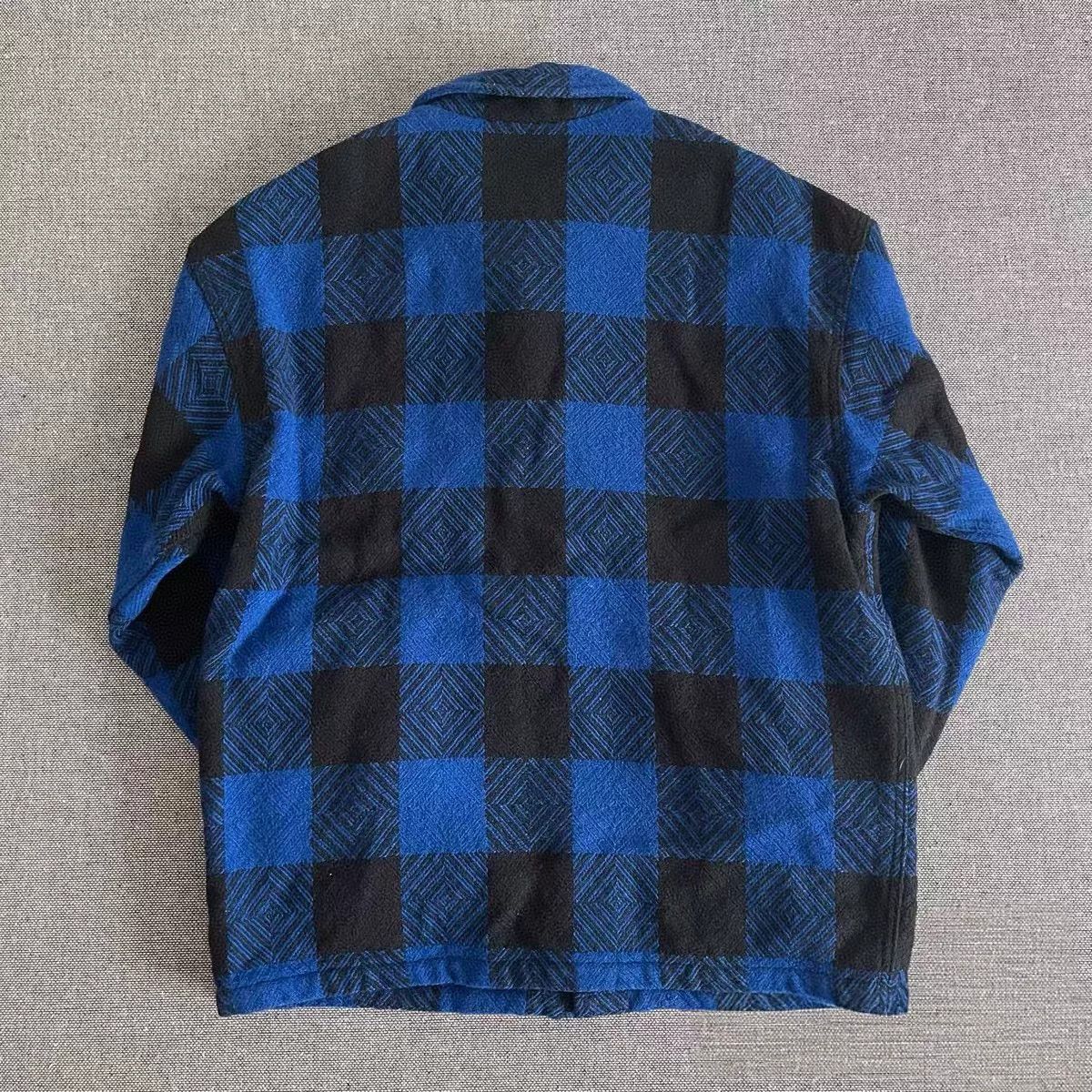 Tenderloin Tenderloin Blue Plaid Wool Coat Size US M / EU 48-50 / 2 - 2 Thumbnail