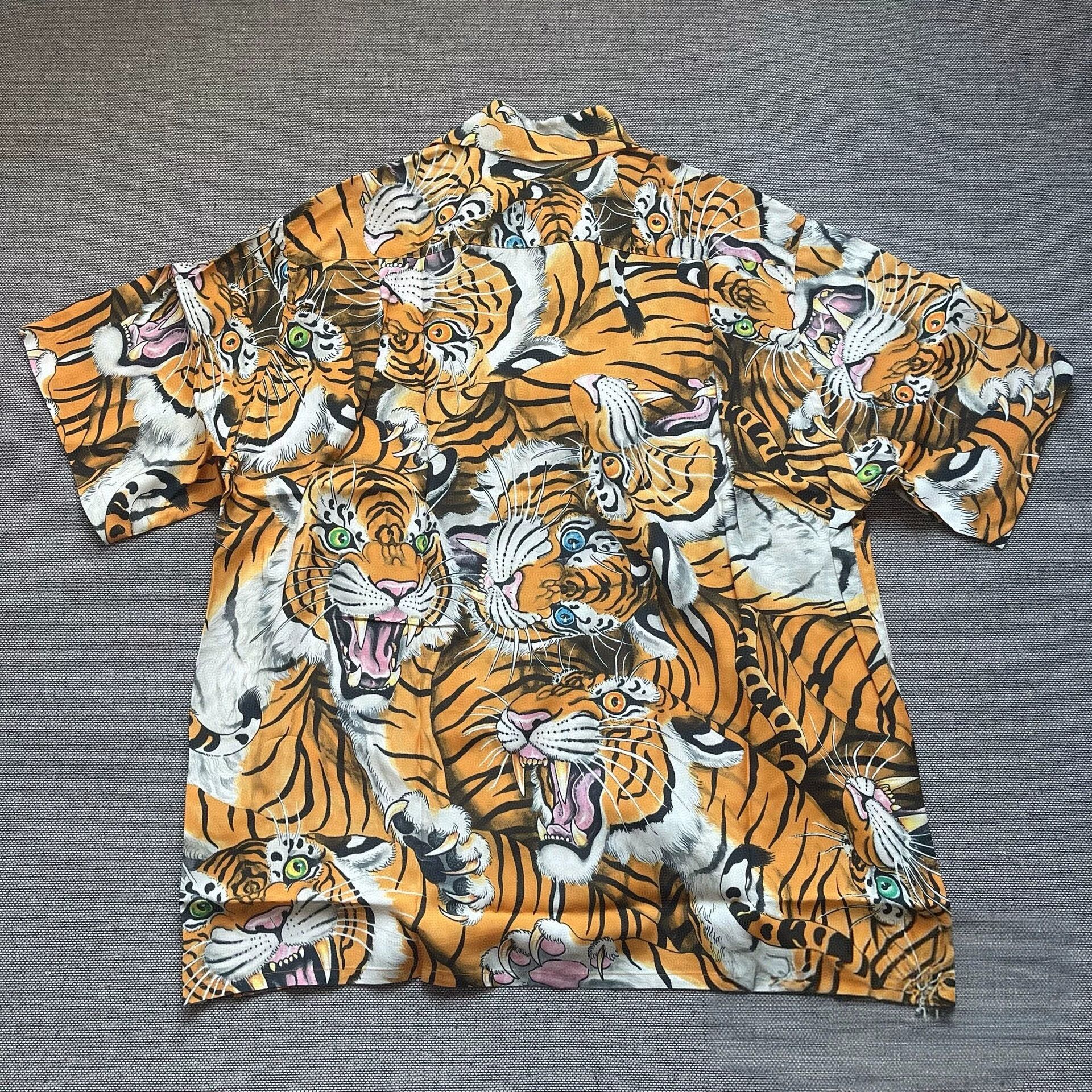 Wacko Maria Wacko Maria x Tim Lehi Tiger Hawaiian Shirt Size US L / EU 52-54 / 3 - 2 Thumbnail