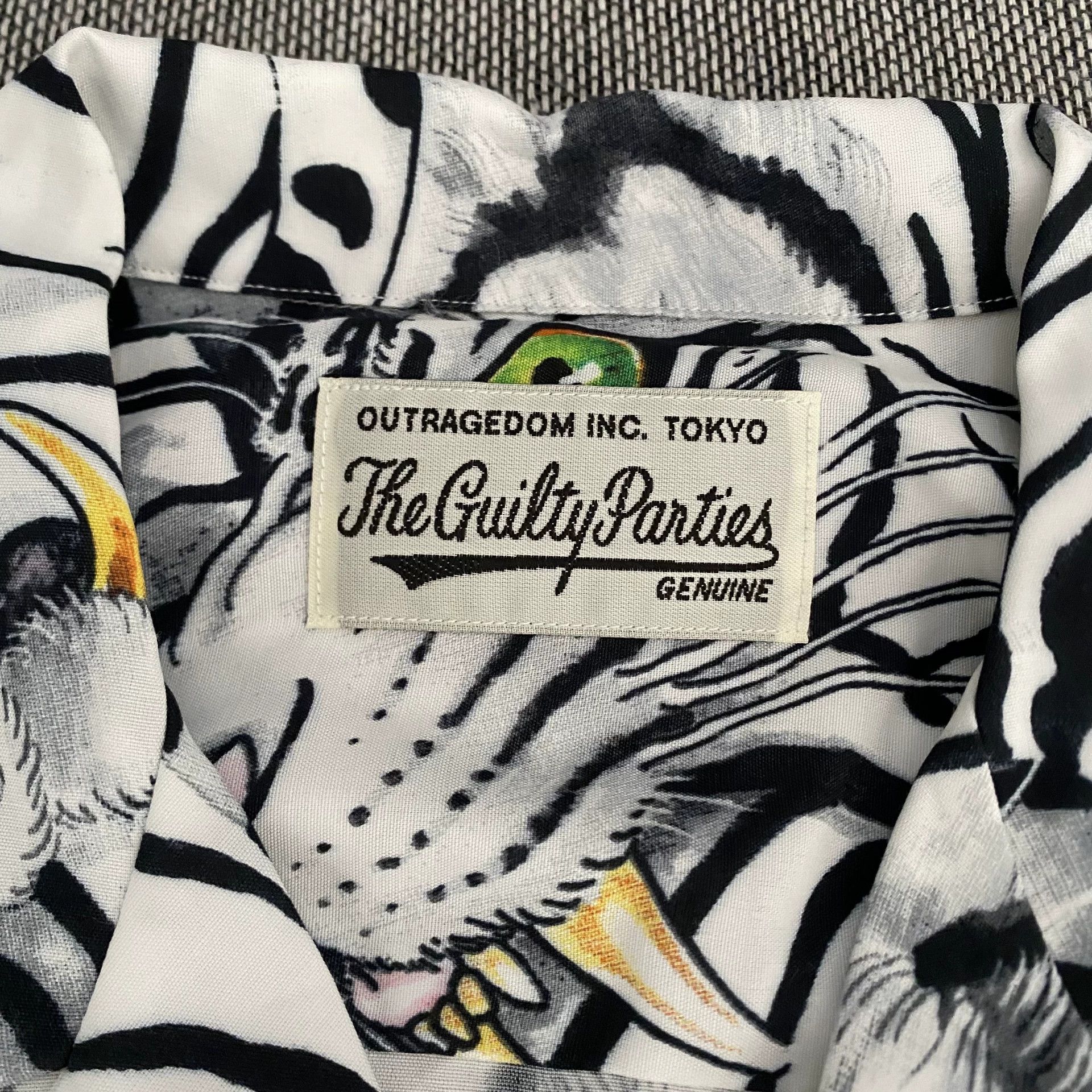 Wacko Maria Wacko Maria White Tiger Hawaiian Shirt Size US L / EU 52-54 / 3 - 3 Thumbnail