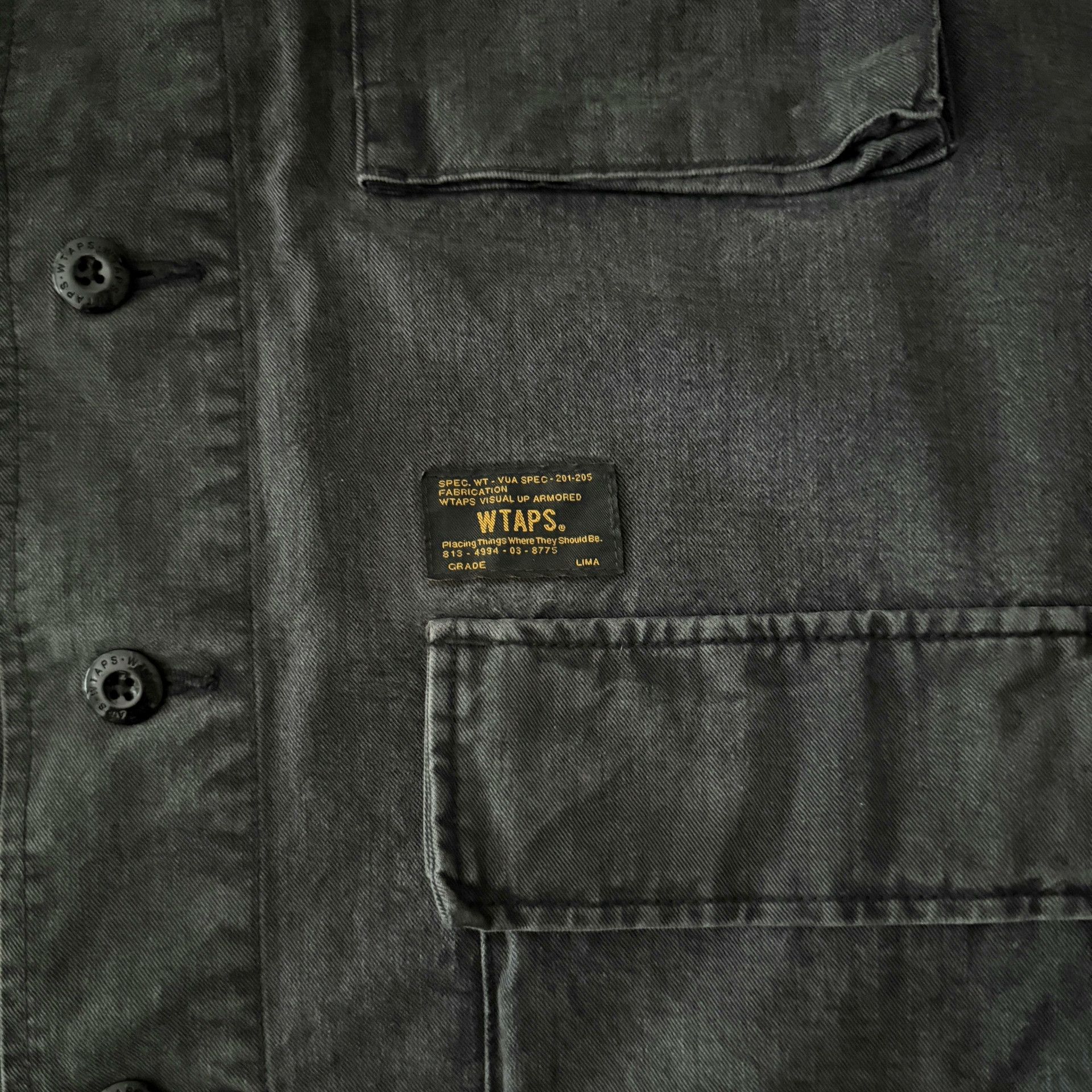 Wtaps Wtaps 17ss Jungle Washed Four-Pocket Jacket Size US L / EU 52-54 / 3 - 9 Thumbnail