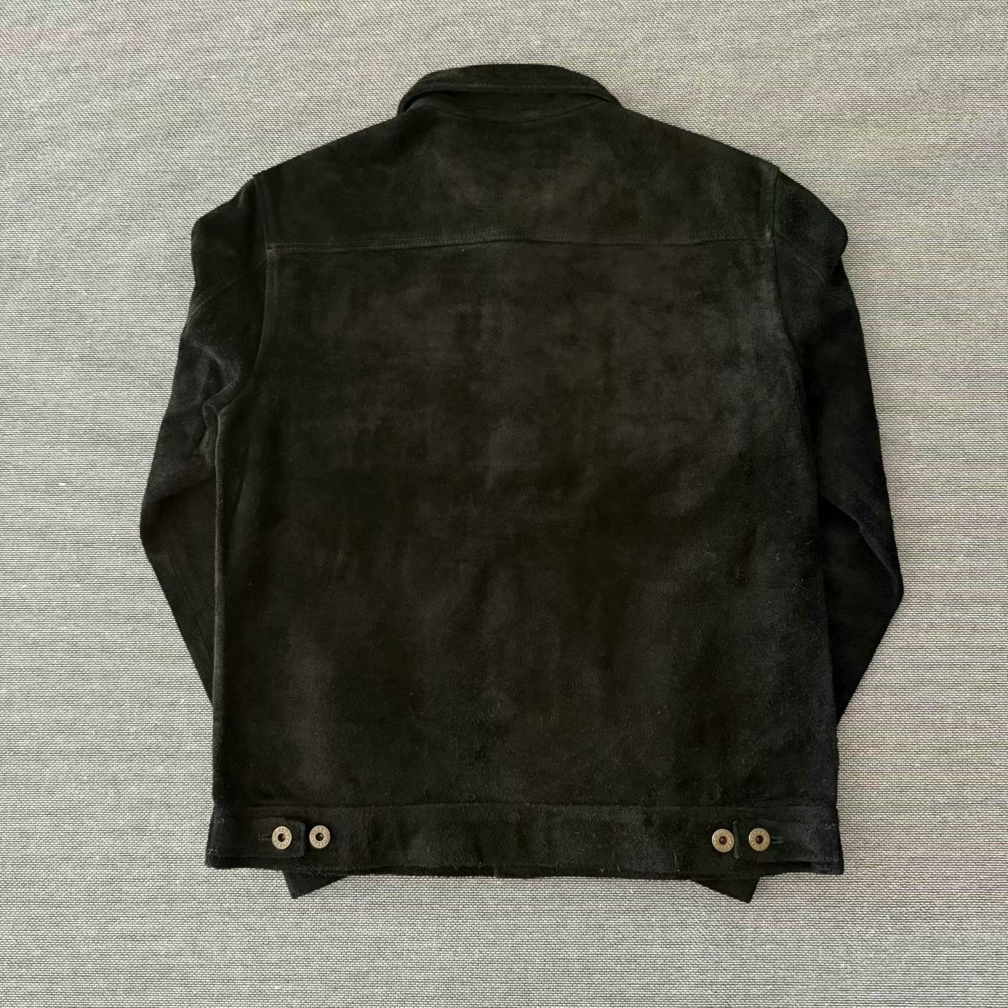 Y'2 Leather Y'2 Leather Black Suede Cowhide Jacket Size US XXS / EU 40 - 2 Thumbnail