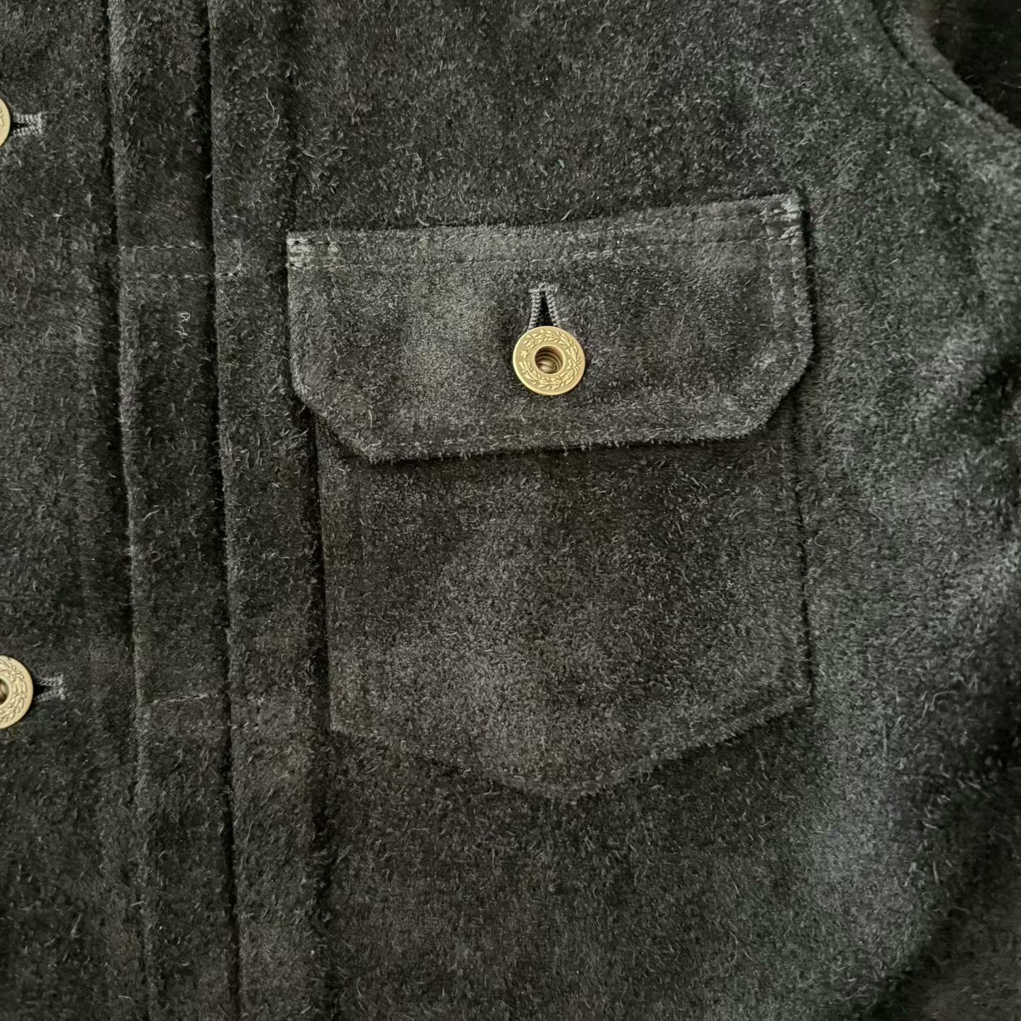 Y'2 Leather Y'2 Leather Black Suede Cowhide Jacket Size US XXS / EU 40 - 4 Thumbnail