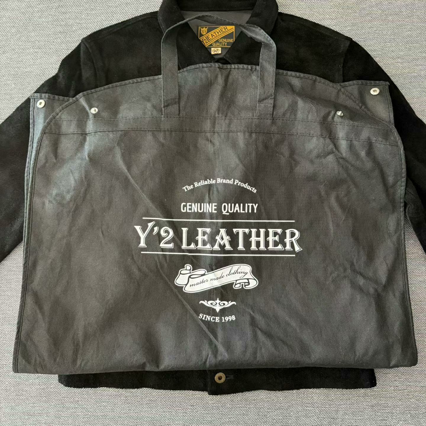 Y'2 Leather Y'2 Leather Black Suede Cowhide Jacket Size US XXS / EU 40 - 9 Thumbnail