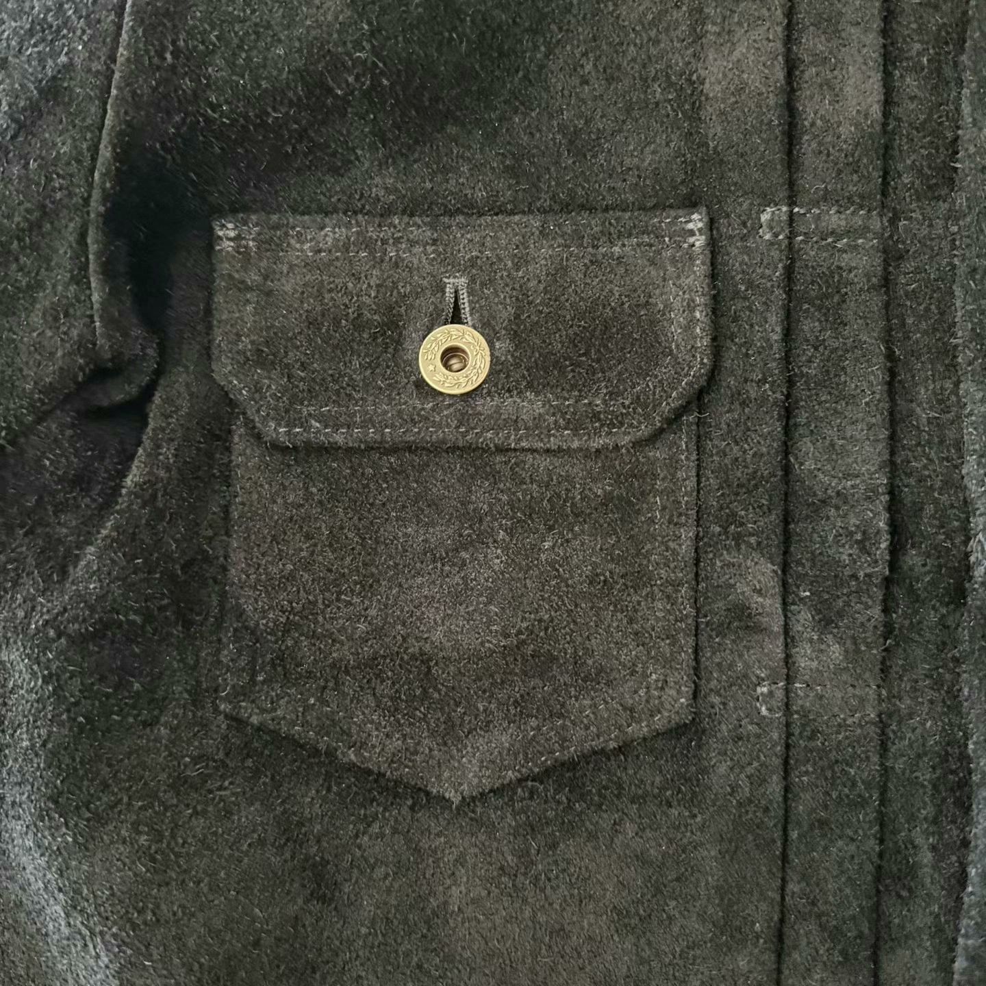 Y'2 Leather Y'2 Leather Black Suede Cowhide Jacket Size US XXS / EU 40 - 5 Thumbnail
