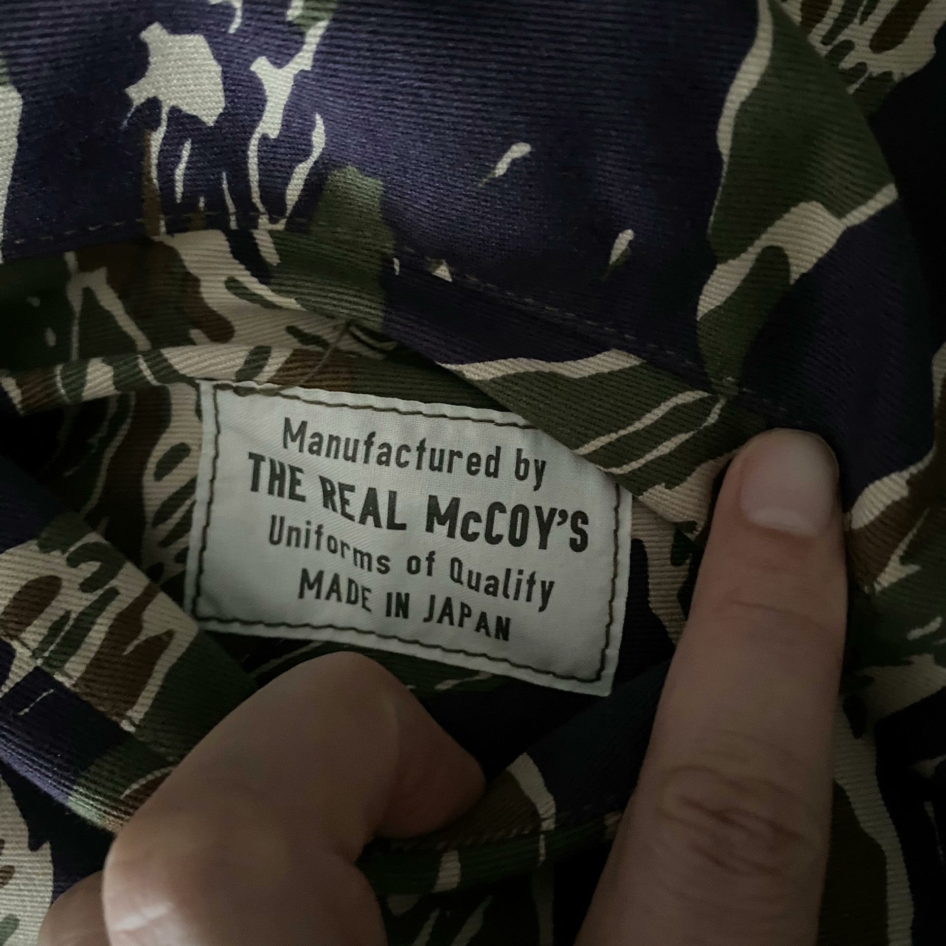 The Real McCoy's The Real McCoy's Tiger Stripe Canvas Jacket Size US L / EU 52-54 / 3 - 9 Thumbnail