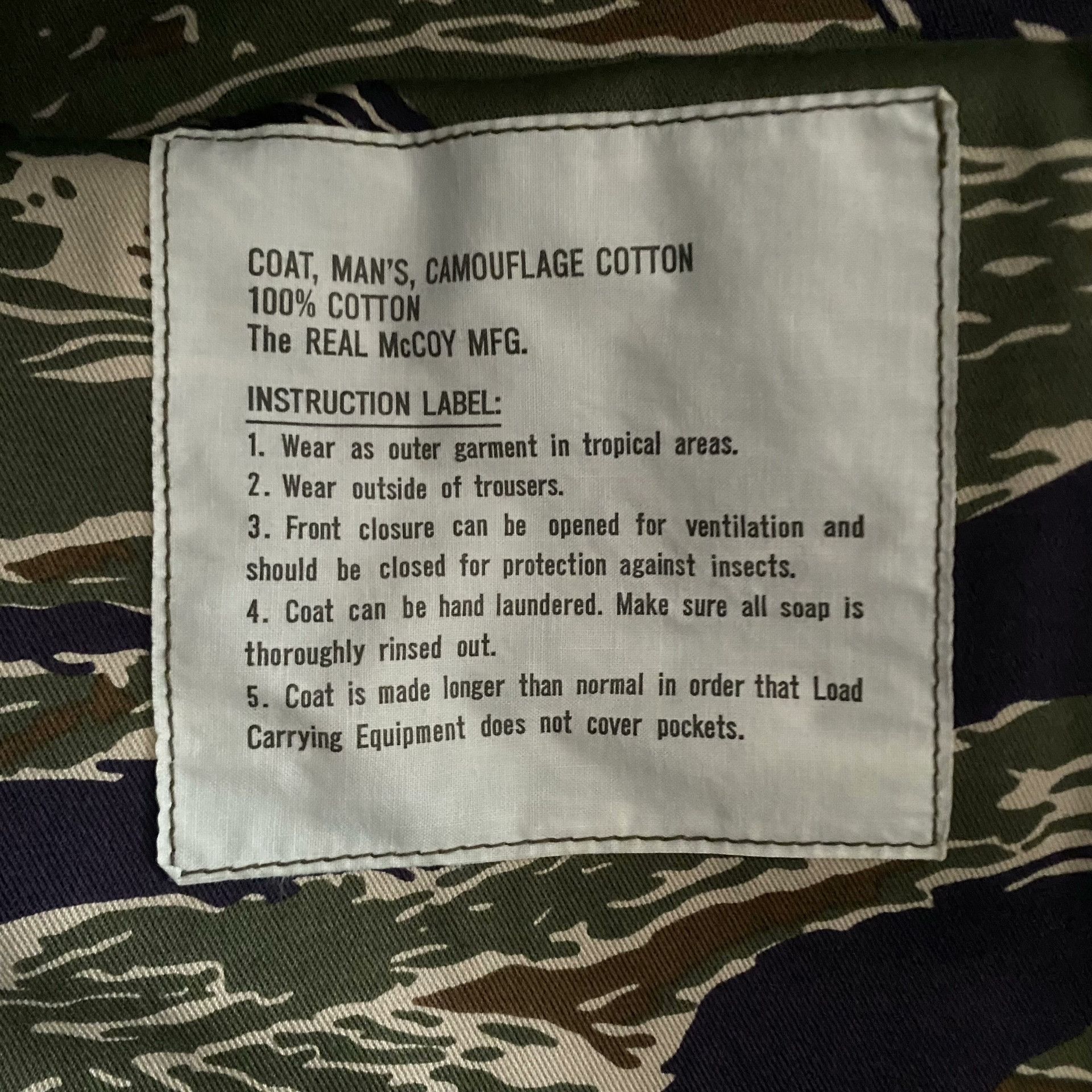 The Real McCoy's The Real McCoy's Tiger Stripe Canvas Jacket Size US L / EU 52-54 / 3 - 8 Thumbnail