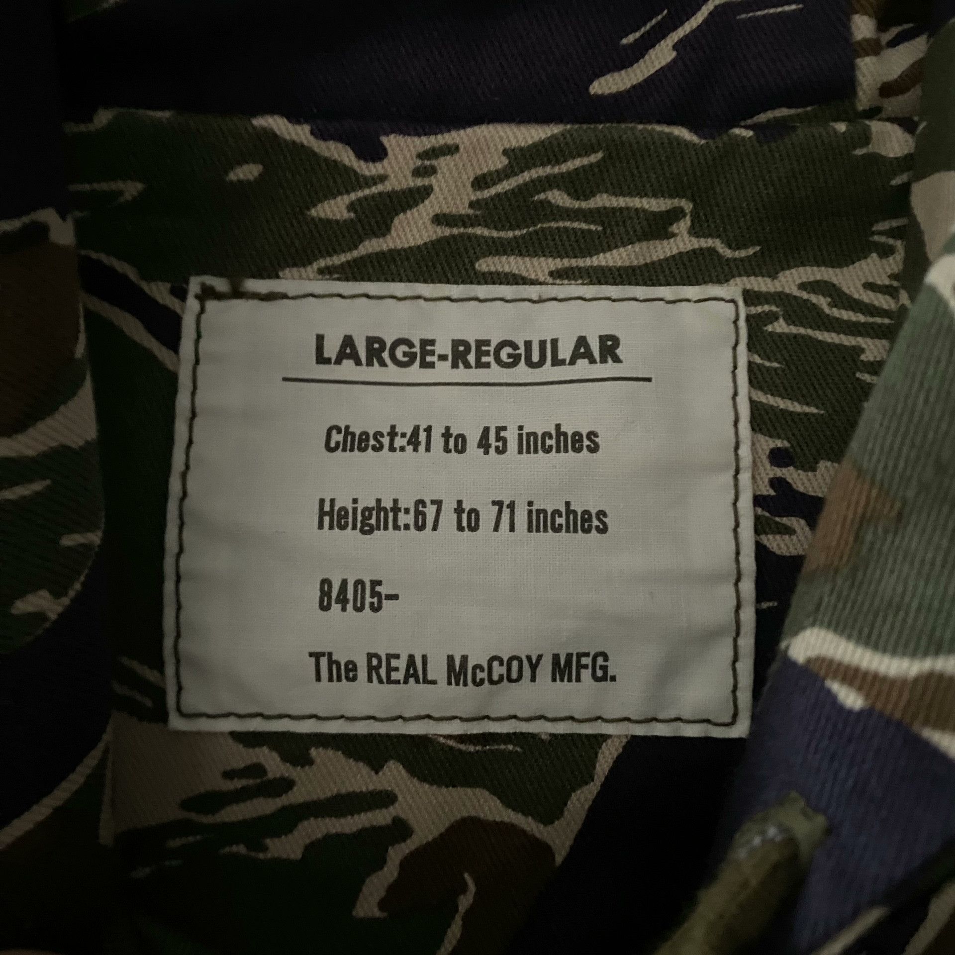 The Real McCoy's The Real McCoy's Tiger Stripe Canvas Jacket Size US L / EU 52-54 / 3 - 7 Thumbnail