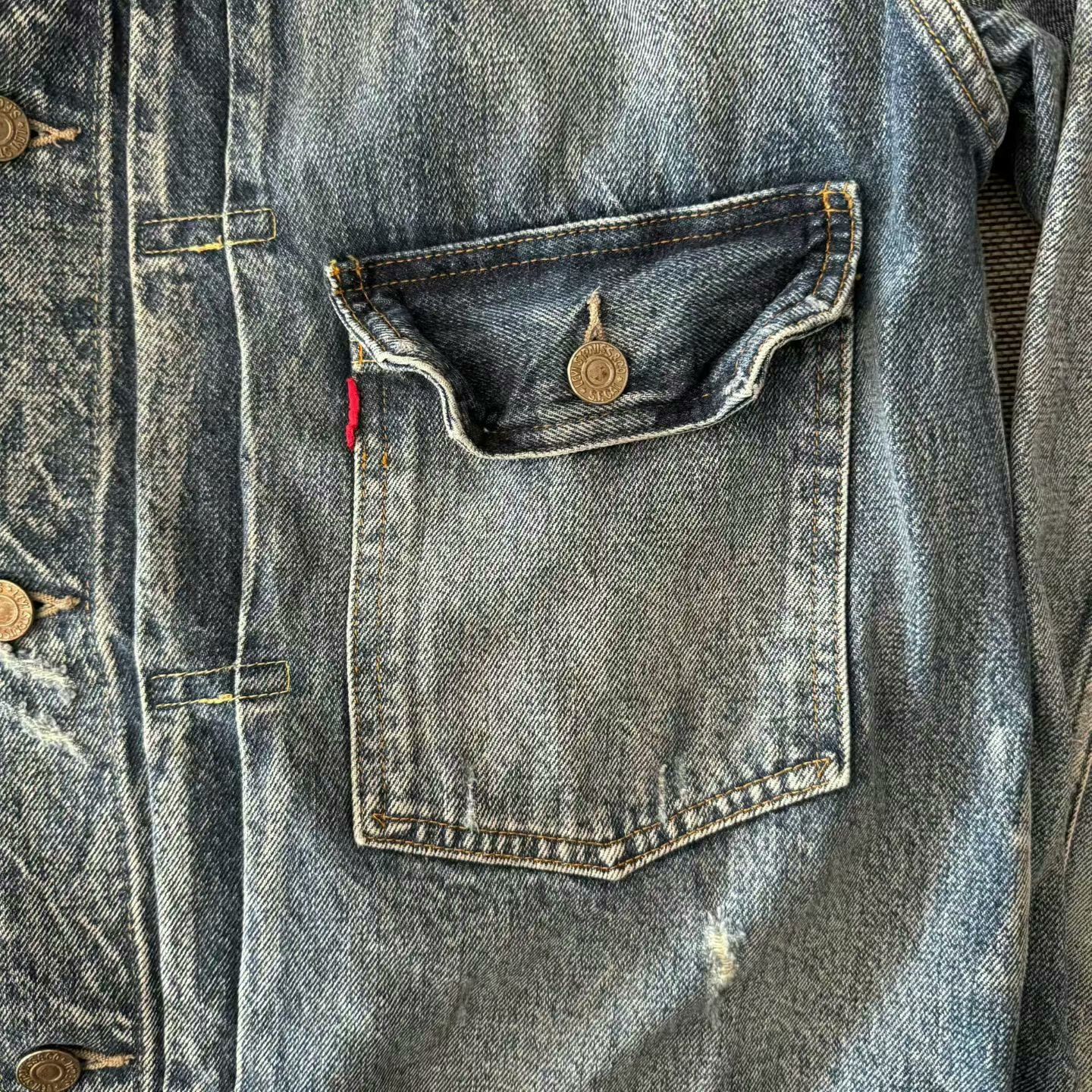 Levi's Vintage Clothing Levi's LVC 507XX Turkish Washed Denim Jacket Size US L / EU 52-54 / 3 - 4 Thumbnail