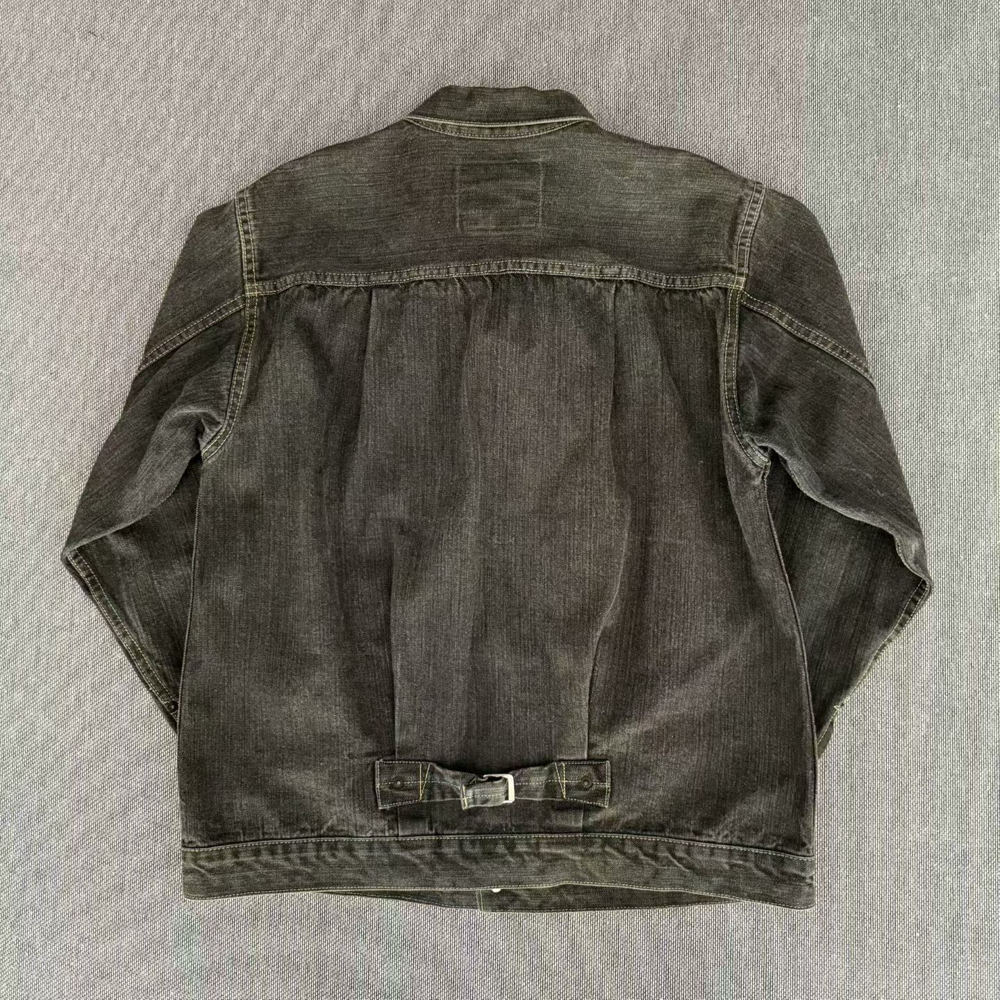 Tenderloin Tenderloin K-7 Black Washed Denim Jacket Size US L / EU 52-54 / 3 - 2 Thumbnail
