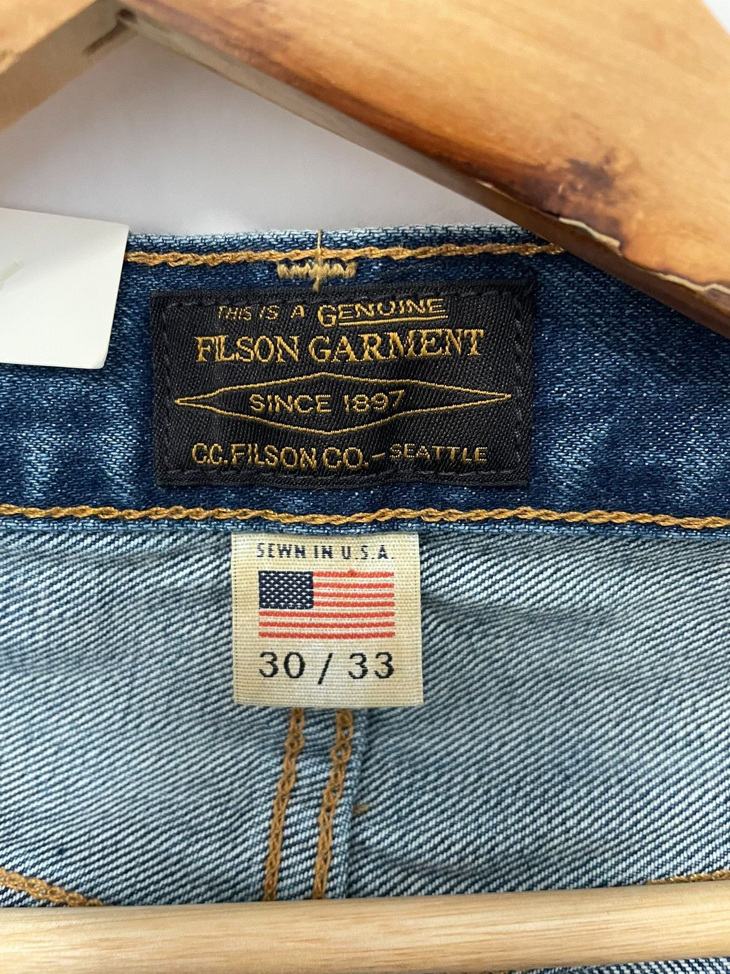 Filson Filson USA Raw Denim Jeans Size US 30 / EU 46 - 8 Thumbnail