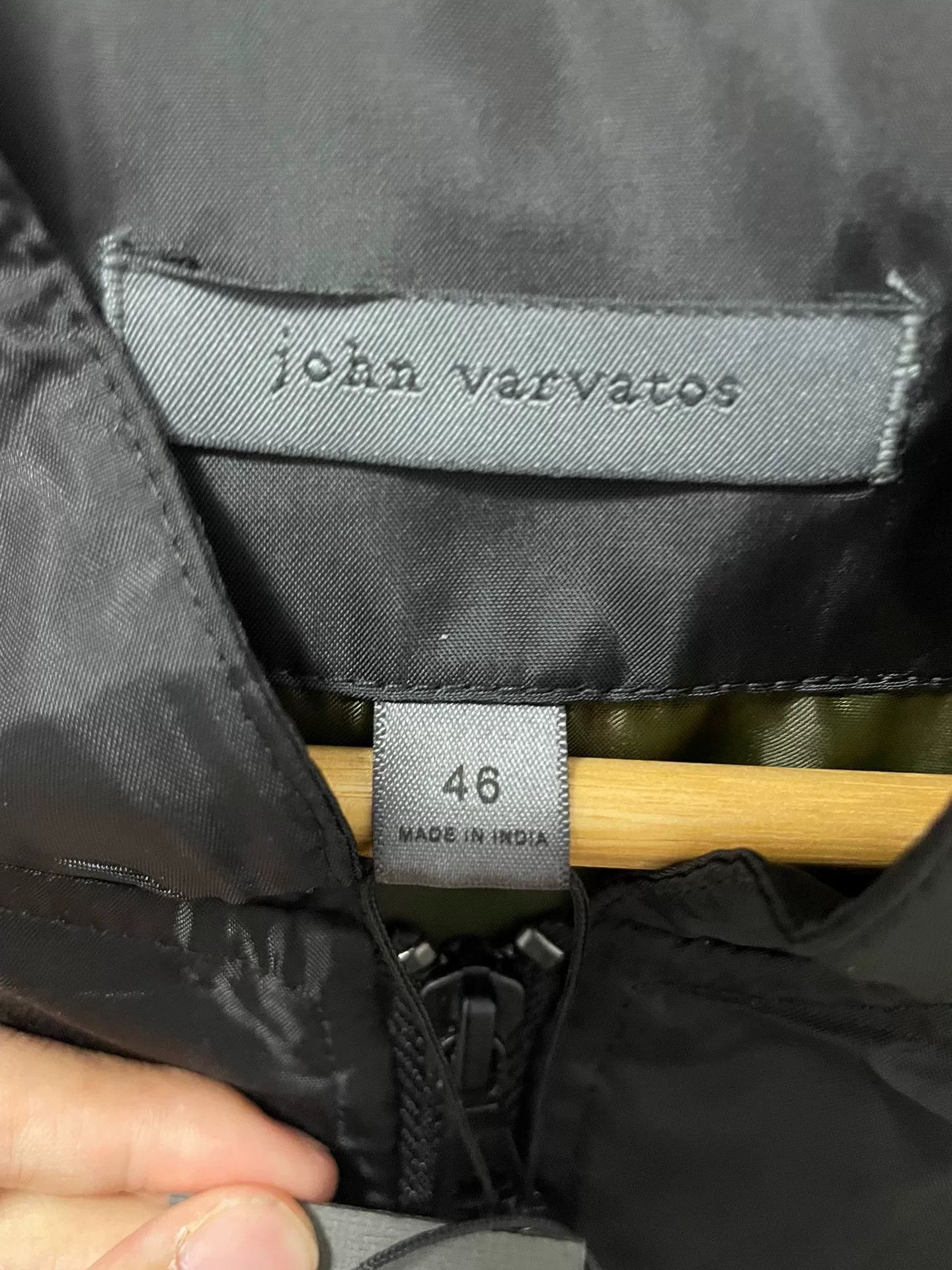 John Varvatos John Varvatos Black Nylon Jacket Size US S / EU 44-46 / 1 - 2 Thumbnail