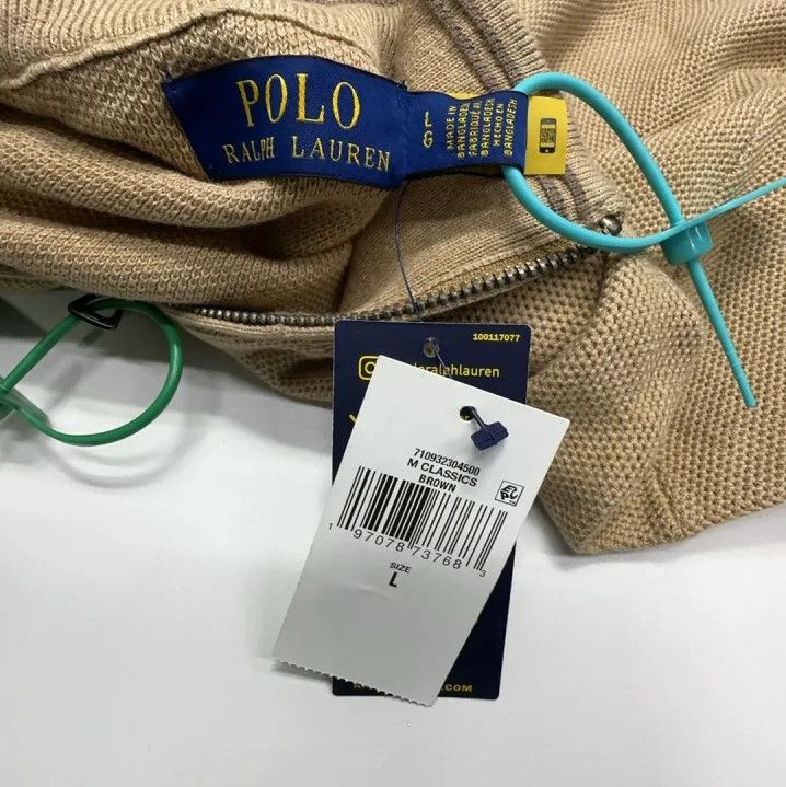 Polo Ralph Lauren Polo Ralph Lauren FW23 Quarter-Zip Long-Sleeve Knit Sweater Size US L / EU 52-54 / 3 - 2 Thumbnail