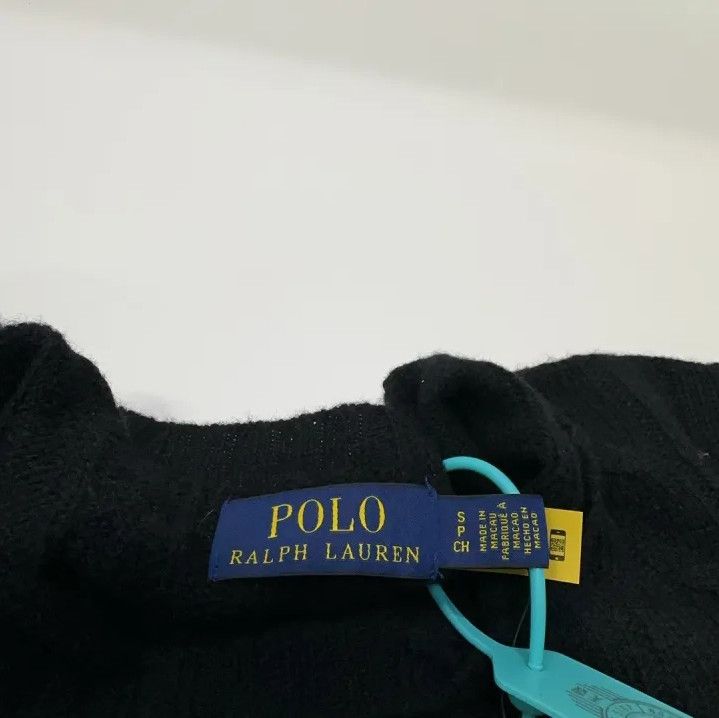Polo Ralph Lauren Polo Ralph Lauren Solid Logo Cable Knit Wool Sweater Size US S / EU 44-46 / 1 - 3 Thumbnail