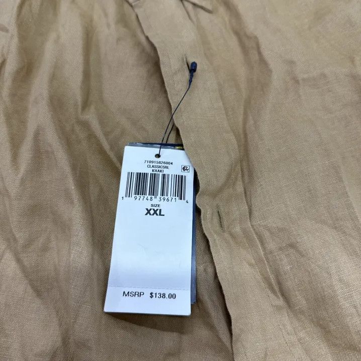Polo Ralph Lauren Polo Ralph Lauren SS23 Loose Linen Long Sleeve Shirt Size US XXL / EU 58 / 5 - 4 Thumbnail