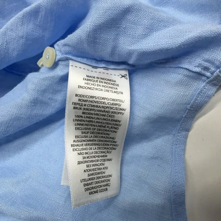 Polo Ralph Lauren Polo Ralph Lauren Men's Blue Logo Button Shirt Size US M / EU 48-50 / 2 - 3 Thumbnail
