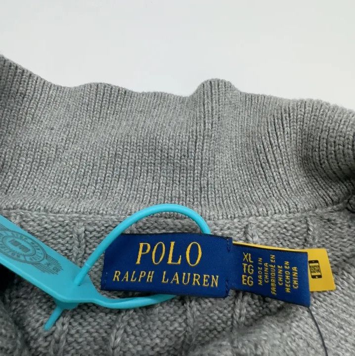 Polo Ralph Lauren Polo Ralph Lauren Logo Rib Knit Loose Short Sleeve Polo Size US XL / EU 56 / 4 - 2 Thumbnail