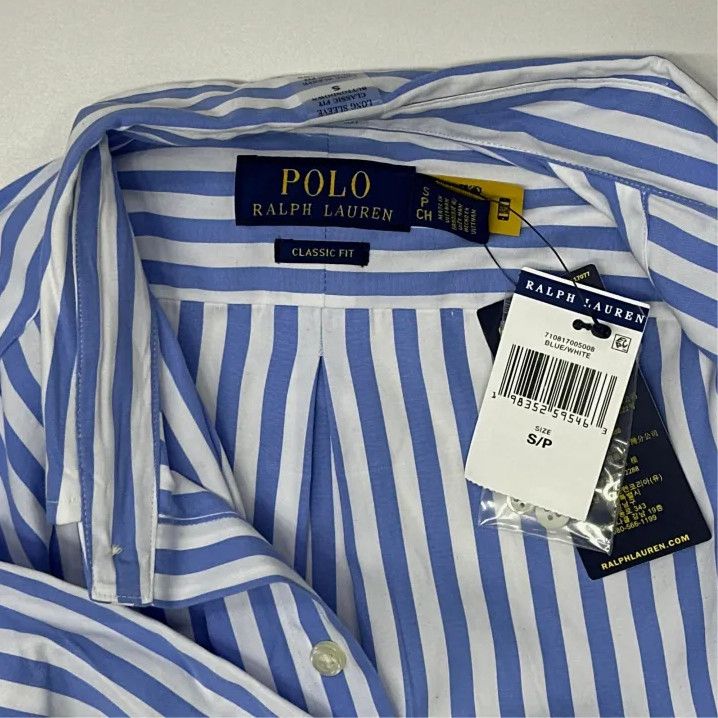 Polo Ralph Lauren Polo Ralph Lauren Striped Cotton Long-Sleeve Shirt Size US S / EU 44-46 / 1 - 2 Thumbnail
