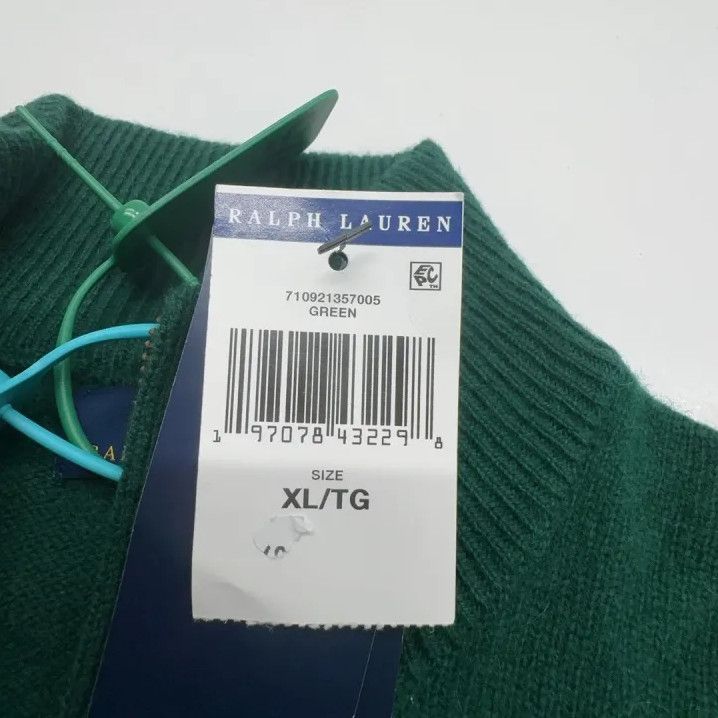 Polo Ralph Lauren Polo Ralph Lauren Men's Solid Logo Half-Zip Sweater Size US XL / EU 56 / 4 - 2 Thumbnail