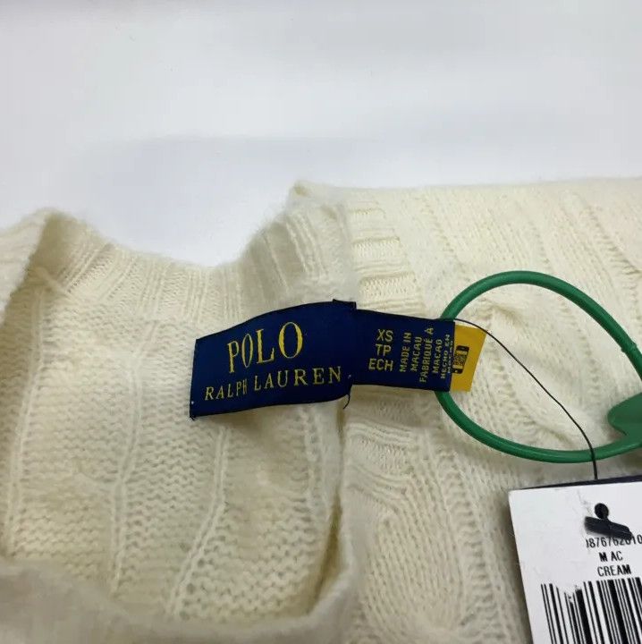 Polo Ralph Lauren Polo Ralph Lauren Solid Logo Cable-Knit Sweater Size US XS / EU 42 / 0 - 2 Thumbnail
