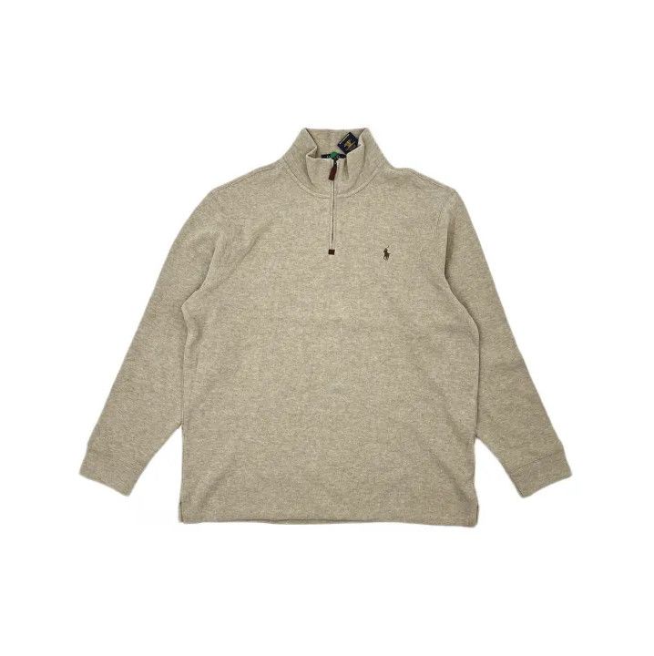 Polo Ralph Lauren Polo Ralph Lauren Half-Zip Logo Embroidered Sweatshirt Size US XL / EU 56 / 4 - 2 Thumbnail