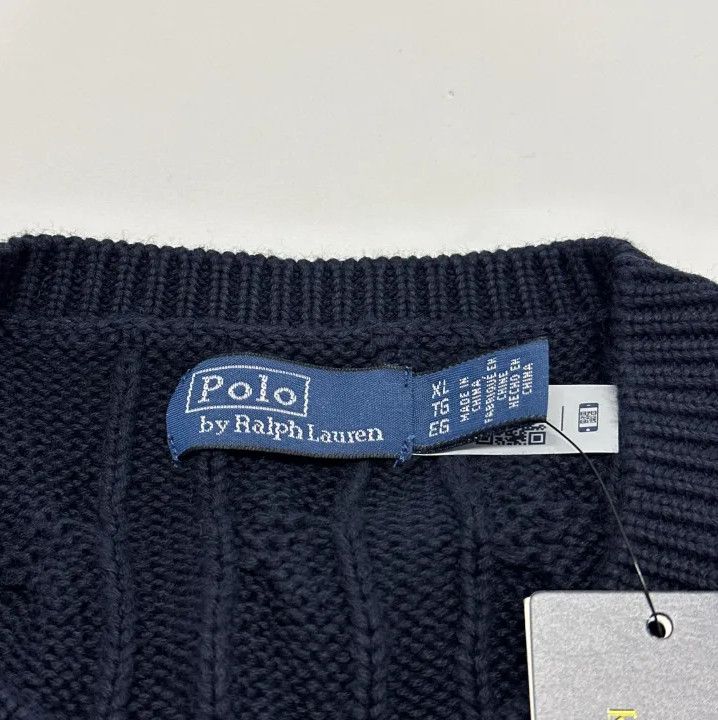 Polo Ralph Lauren Polo Ralph Lauren Solid Logo Embroidered Knit Cardigan Size US XL / EU 56 / 4 - 4 Thumbnail