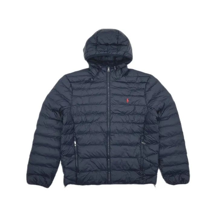 Polo Ralph Lauren Polo Ralph Lauren FW23 Solid Logo Embroidered Hooded Zip Jacket Size US M / EU 48-50 / 2 - 2 Thumbnail