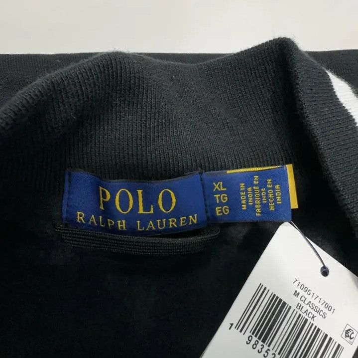 Polo Ralph Lauren Polo Ralph Lauren Striped Logo Baseball Collar Jacket Size US XL / EU 56 / 4 - 5 Thumbnail