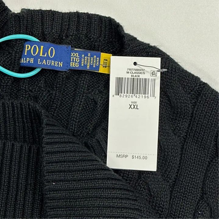 Polo Ralph Lauren Polo Ralph Lauren Men's Logo Embroidered Long-Sleeve Knit Size US XXL / EU 58 / 5 - 2 Thumbnail
