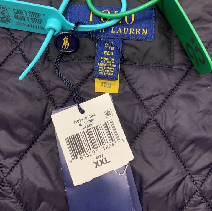 Polo Ralph Lauren Polo Ralph Lauren Quilted Single-Breasted Cotton Jacket Size US XXL / EU 58 / 5 - 2 Thumbnail