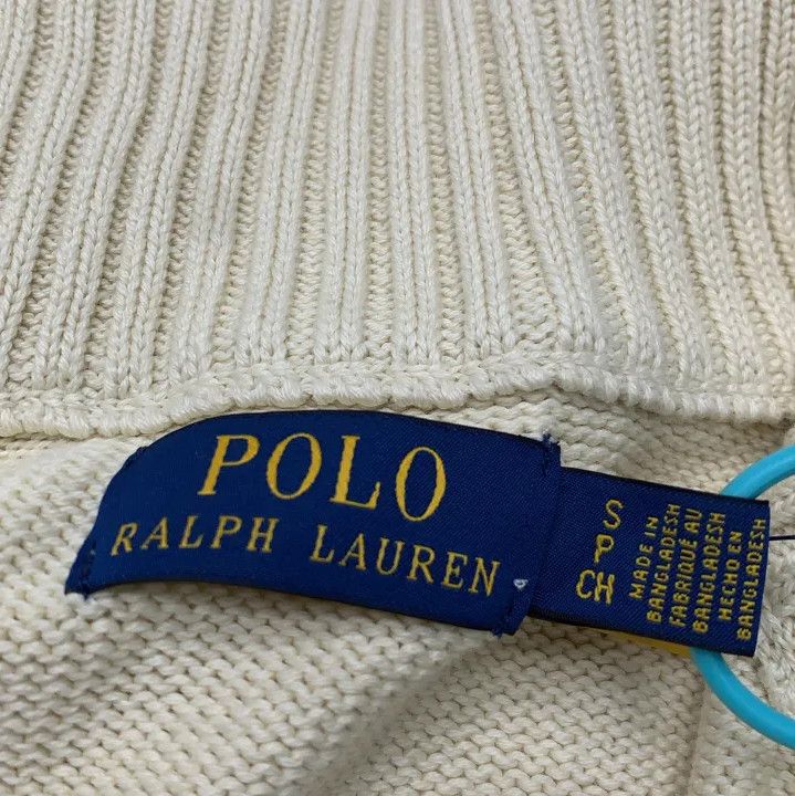 Polo Ralph Lauren Polo Ralph Lauren Ribbed Stand Collar Knit Sweater Size US S / EU 44-46 / 1 - 2 Thumbnail