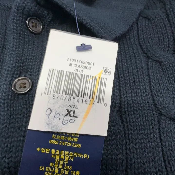 Polo Ralph Lauren Polo Ralph Lauren Cable Knit Short-Sleeve Polo Size US XL / EU 56 / 4 - 5 Thumbnail