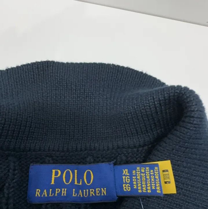 Polo Ralph Lauren Polo Ralph Lauren Cable Knit Short-Sleeve Polo Size US XL / EU 56 / 4 - 6 Thumbnail